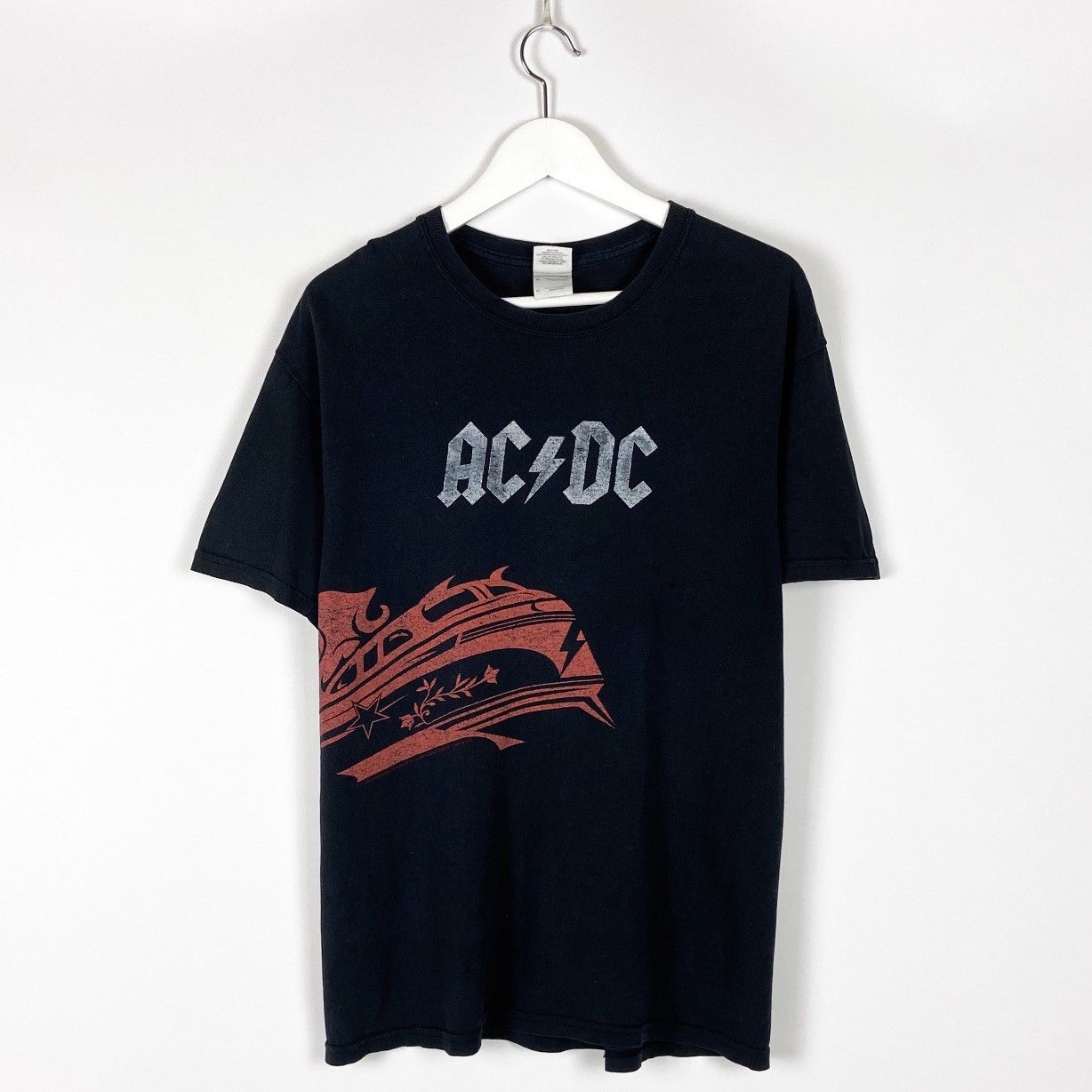 Vintage Vintage 00s Distressed AC/DC Rock & Roll train rock band tee Size US L / EU 52-54 / 3 - 1 Thumbnail