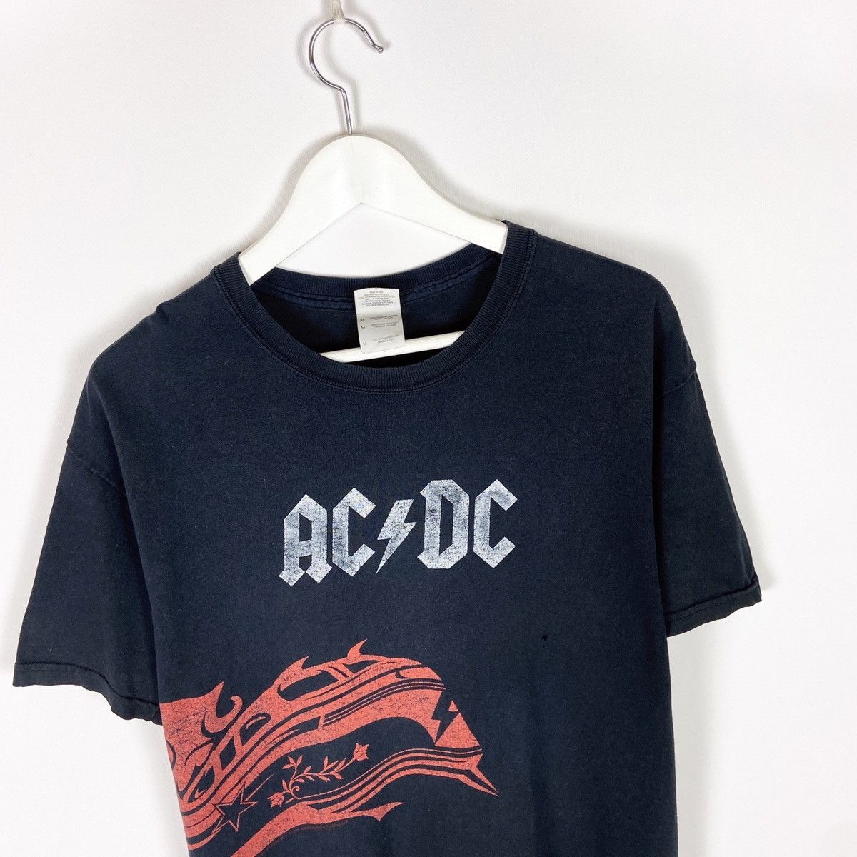 Vintage Vintage 00s Distressed AC/DC Rock & Roll train rock band tee Size US L / EU 52-54 / 3 - 3 Thumbnail