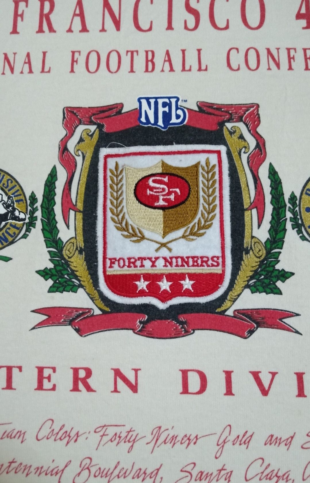 NFL × Nutmeg Vintage 90s NFL San Francisco 49ERS T-shirt Size US XL / EU 56 / 4 - 7 Thumbnail