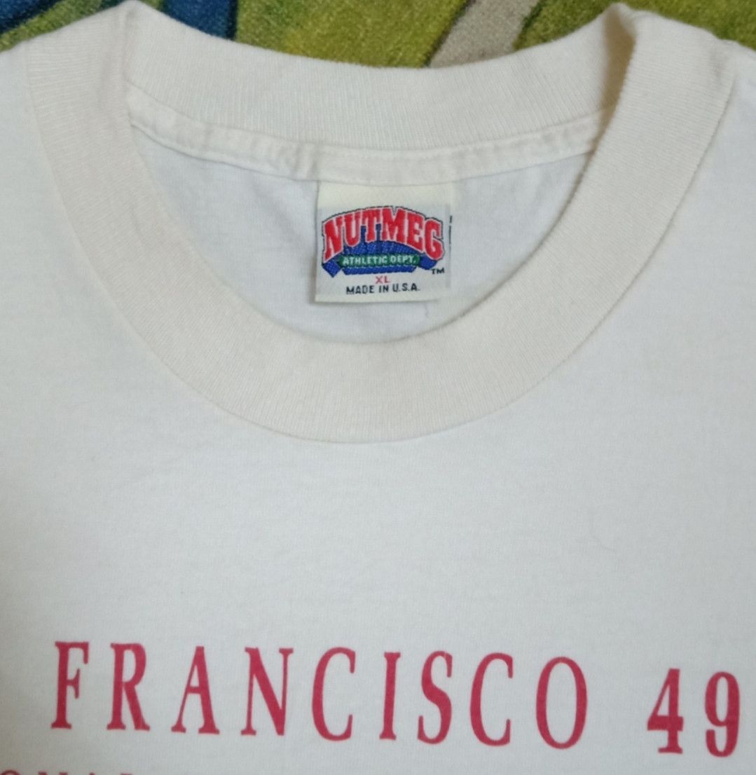 NFL × Nutmeg Vintage 90s NFL San Francisco 49ERS T-shirt Size US XL / EU 56 / 4 - 10 Thumbnail