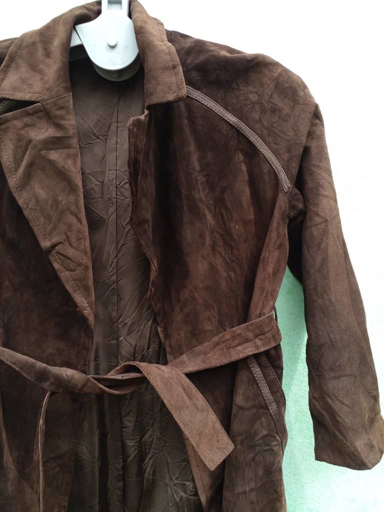 Leather JACKET LONG LEATHER Size S / US 4 / IT 40 - 8 Thumbnail