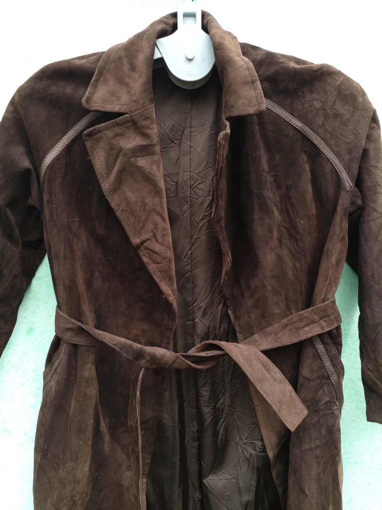 Leather JACKET LONG LEATHER Size S / US 4 / IT 40 - 6 Thumbnail