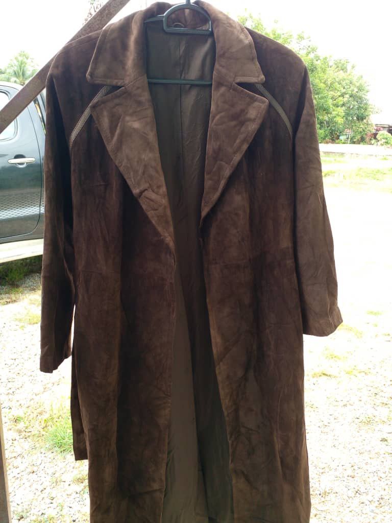 Leather JACKET LONG LEATHER Size S / US 4 / IT 40 - 3 Thumbnail