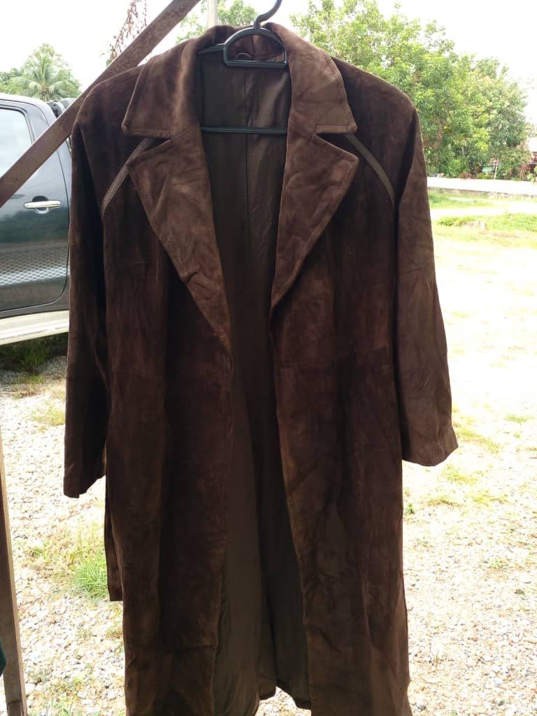 Leather JACKET LONG LEATHER Size S / US 4 / IT 40 - 18 Thumbnail
