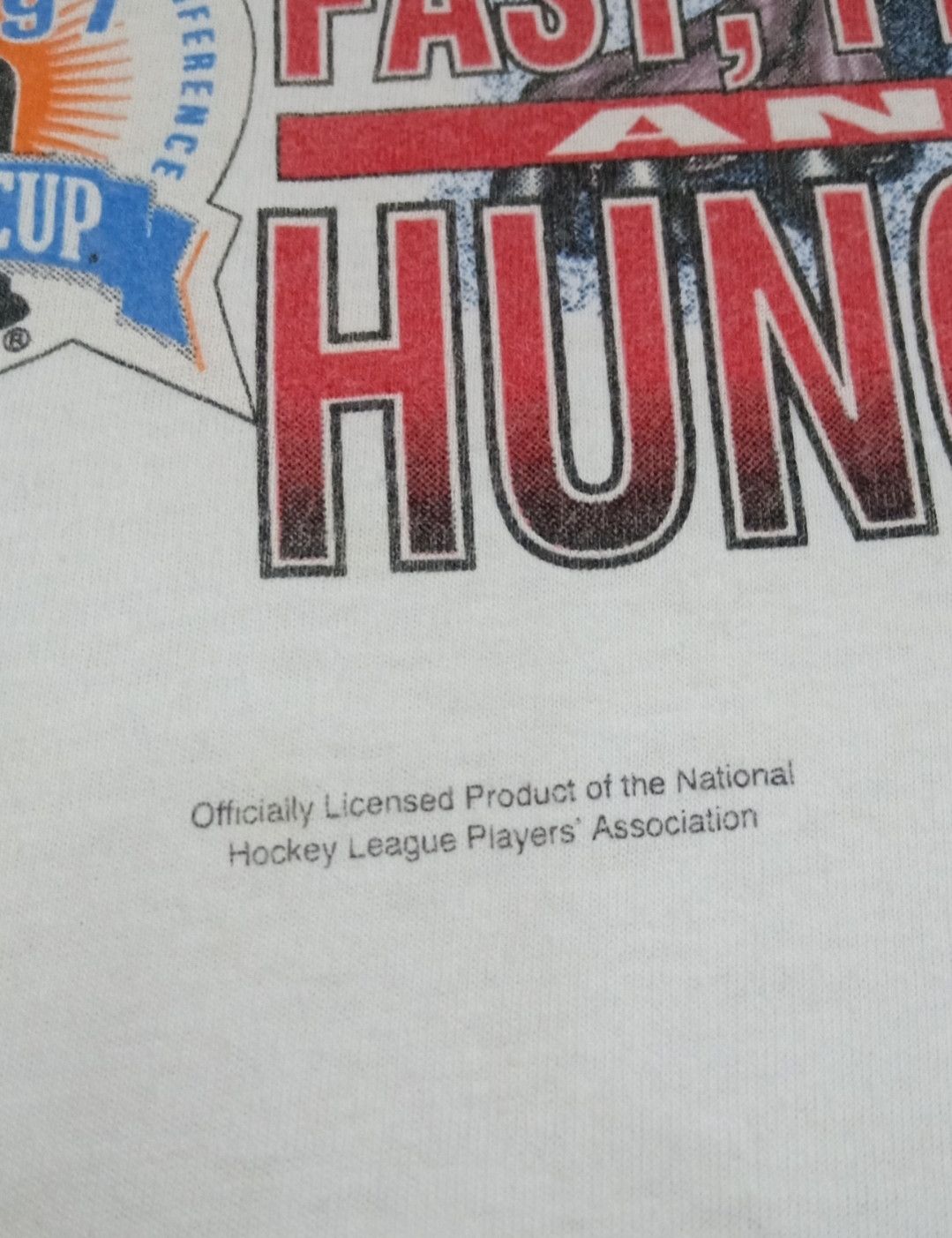 NHL × Vintage Vintage 90s NHL Detroit Red Wings T-shirt Size US L / EU 52-54 / 3 - 5 Thumbnail