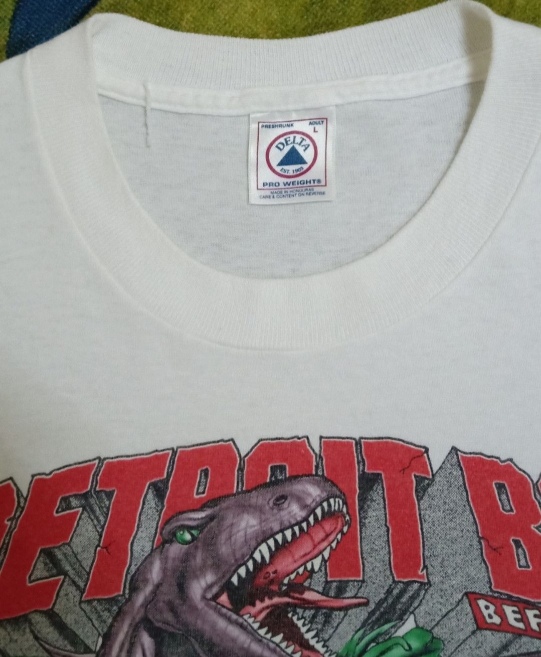 NHL × Vintage Vintage 90s NHL Detroit Red Wings T-shirt Size US L / EU 52-54 / 3 - 9 Thumbnail