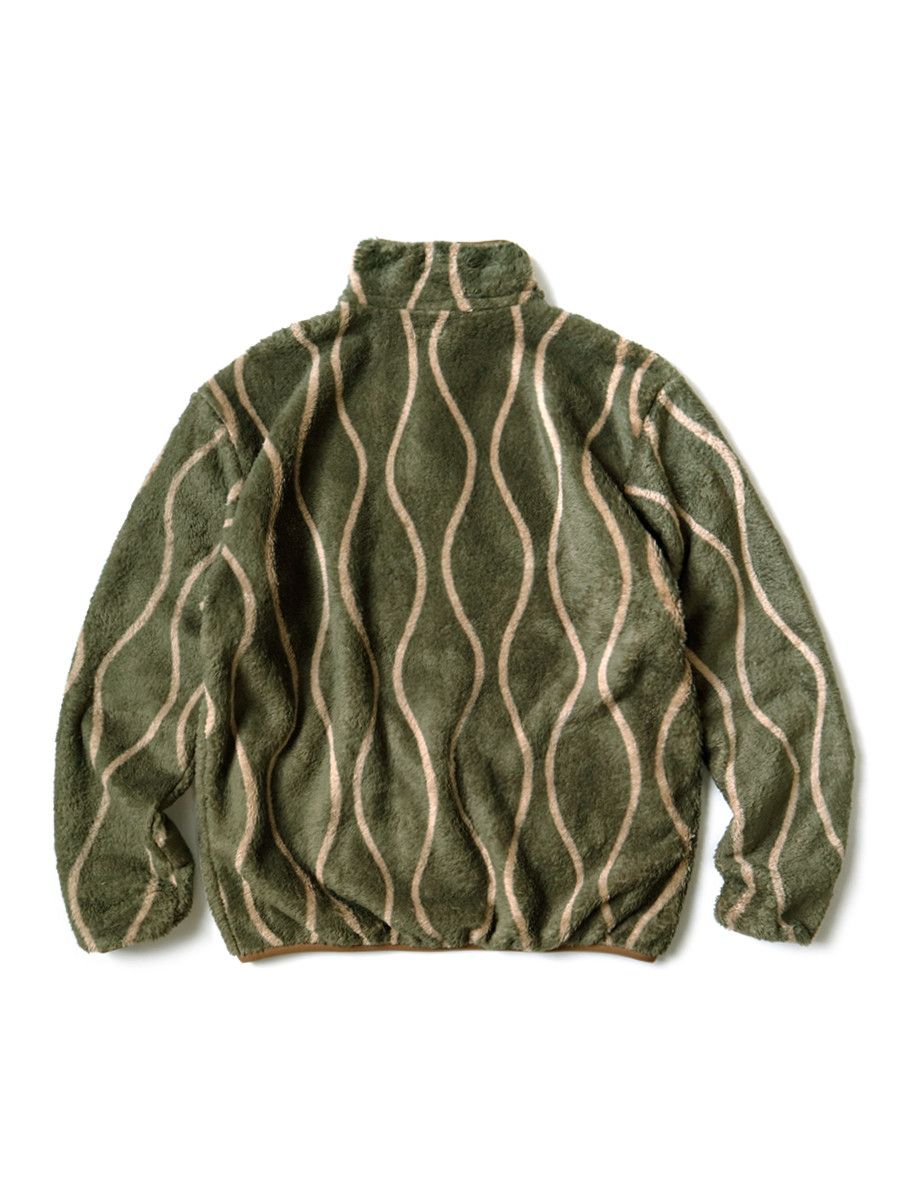 Kapital Cactus Print Zip Fleece Snap T Jacket