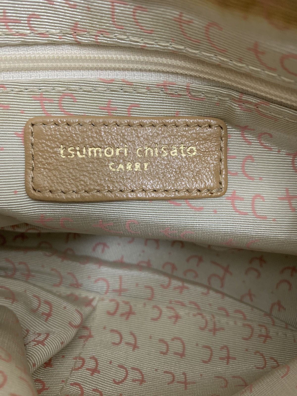 Genuine Leather × Issey Miyake × Issey Miyake Bao Bao 🇯🇵Vintage 90s Tsumori Chisato Carry Leather Small Bag/Handbag Size ONE SIZE - 6 Thumbnail