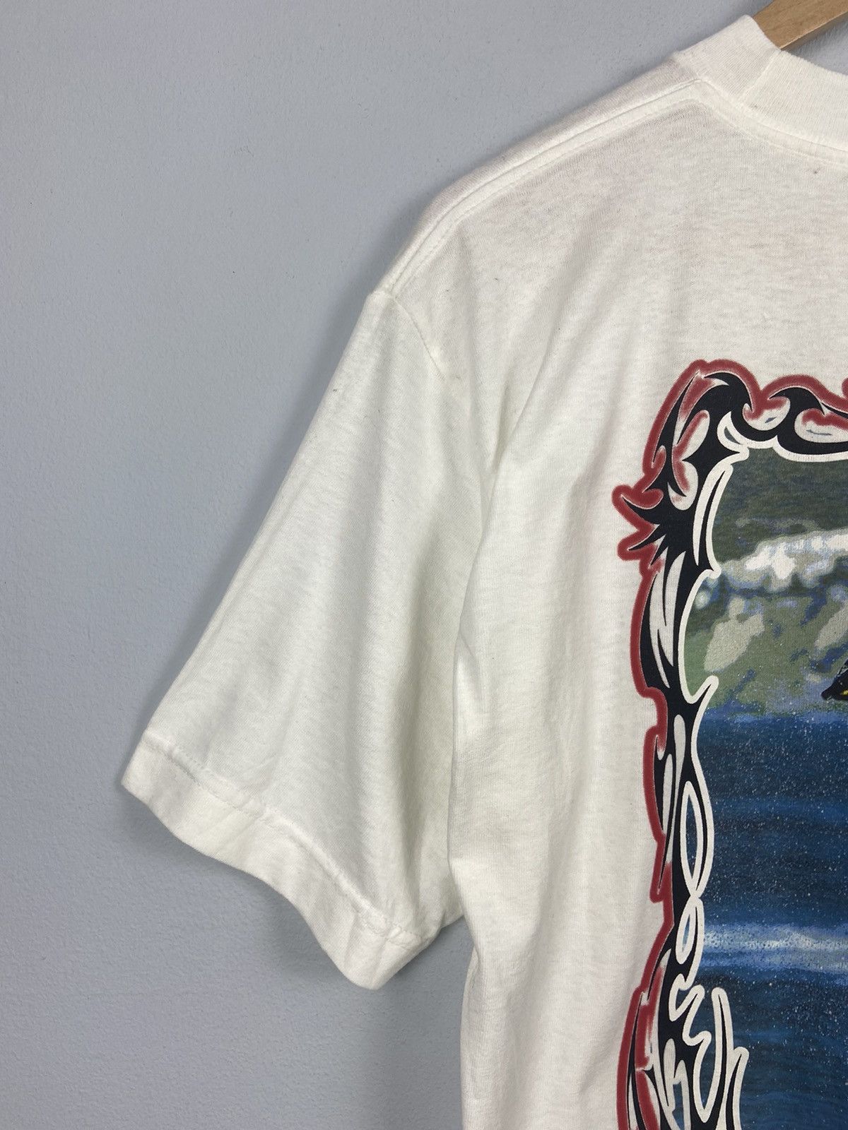 Vintage Vintage 1990s Jet Pilot Surf Surfing Wake Surfboard Tshirt Size US M / EU 48-50 / 2 - 3 Thumbnail