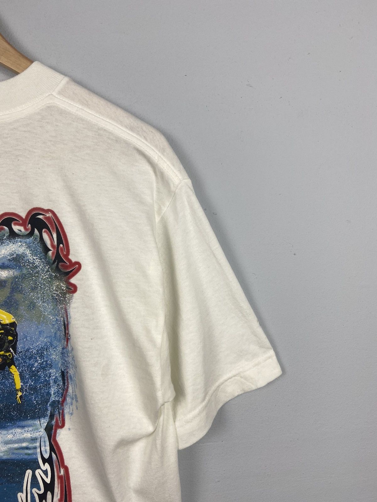 Vintage Vintage 1990s Jet Pilot Surf Surfing Wake Surfboard Tshirt Size US M / EU 48-50 / 2 - 2 Thumbnail
