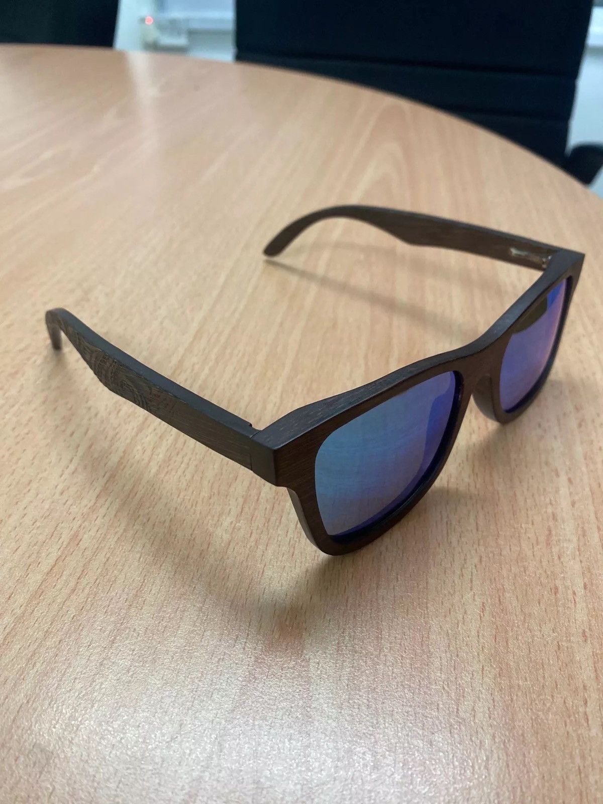 Jewelry Natural Bamboo Wooden Handmade Polarized Sunglasses Size ONE SIZE - 4 Thumbnail