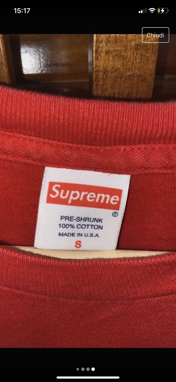 Supreme Supreme ET t-shirt red size S VG condition FW15 Size US S / EU 44-46 / 1 - 6 Thumbnail