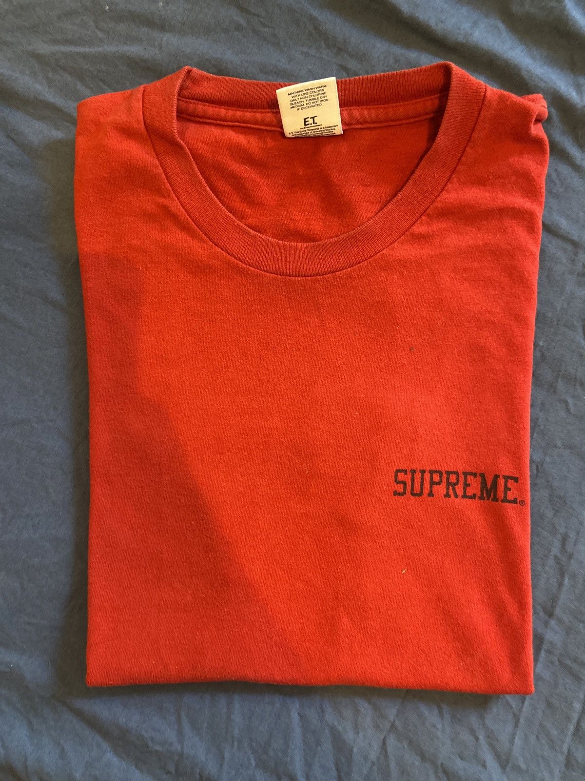 Supreme Supreme ET t-shirt red size S VG condition FW15 Size US S / EU 44-46 / 1 - 7 Thumbnail