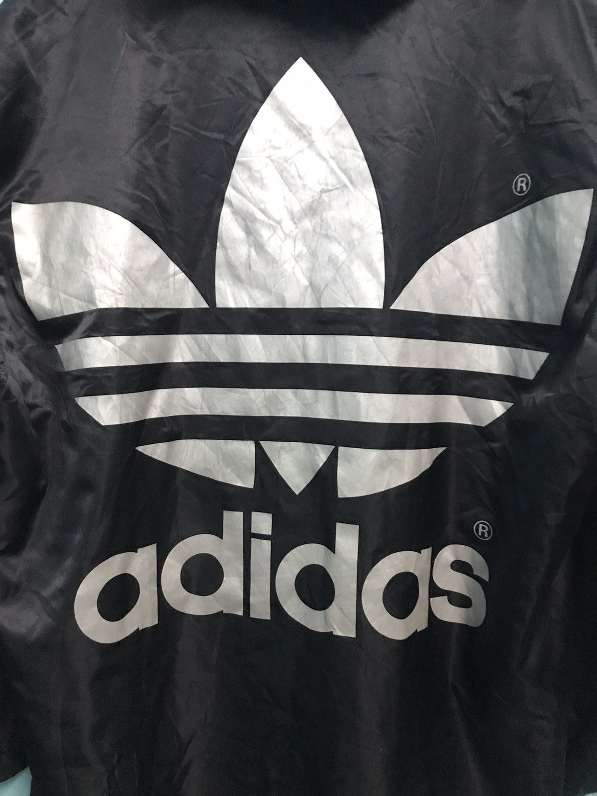 Vintage Vintage Adidas Big Logo Coach Parka Hoodie Long Jacket wear Size US L / EU 52-54 / 3 - 4 Thumbnail