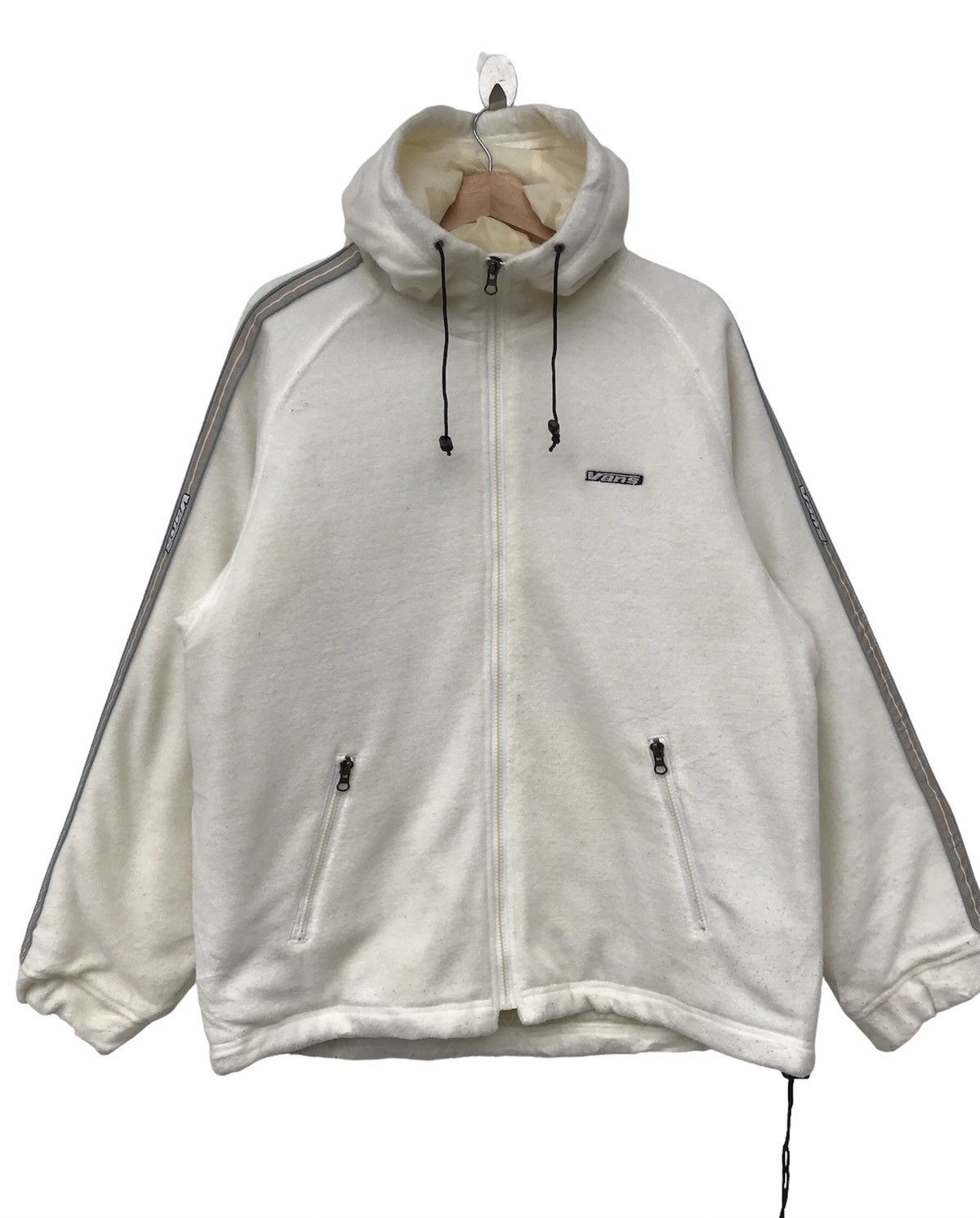 Vans × Vintage Vintage 90s Vans Fleece Small Logo Hoodie Size US L / EU 52-54 / 3 - 1 Thumbnail
