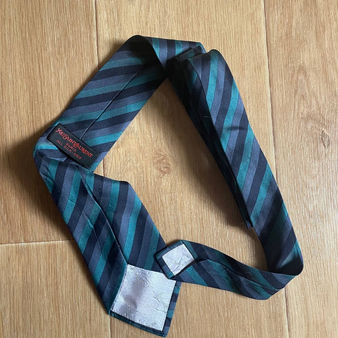 Vintage × Yves Saint Laurent Vintage YVES SAINT LAURENT Tie Size ONE SIZE - 3 Thumbnail
