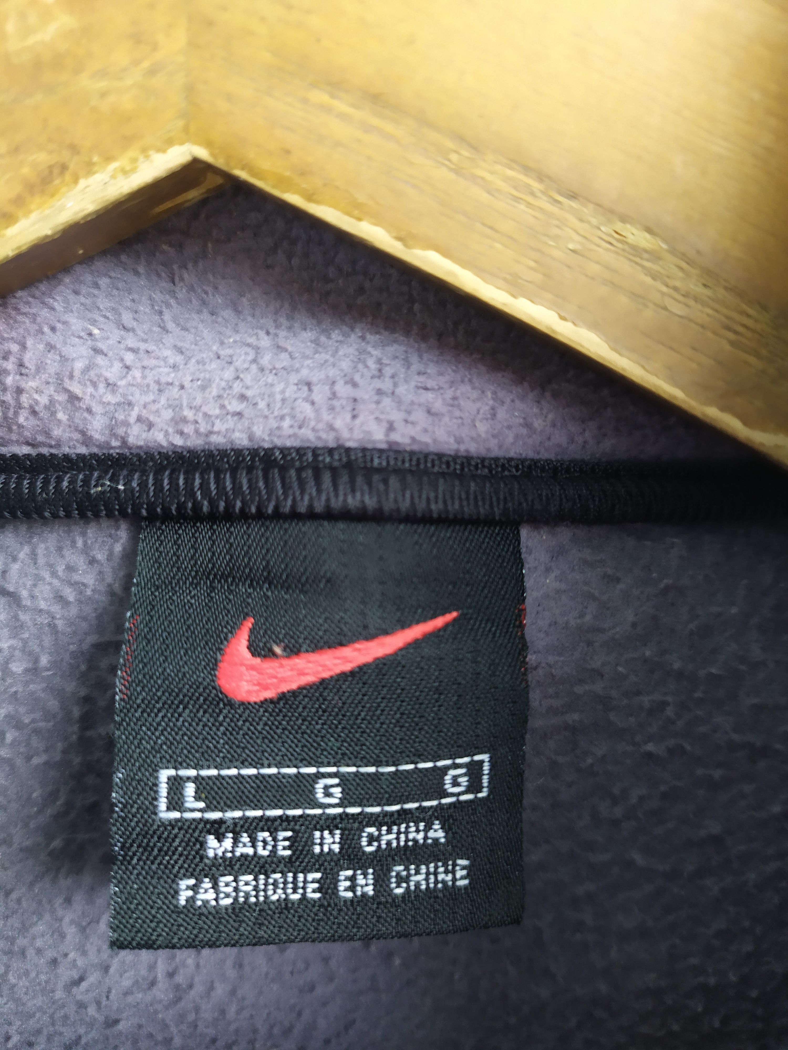 Nike Vintage NIKE Fleece Jacket Streetwear Size US L / EU 52-54 / 3 - 6 Thumbnail