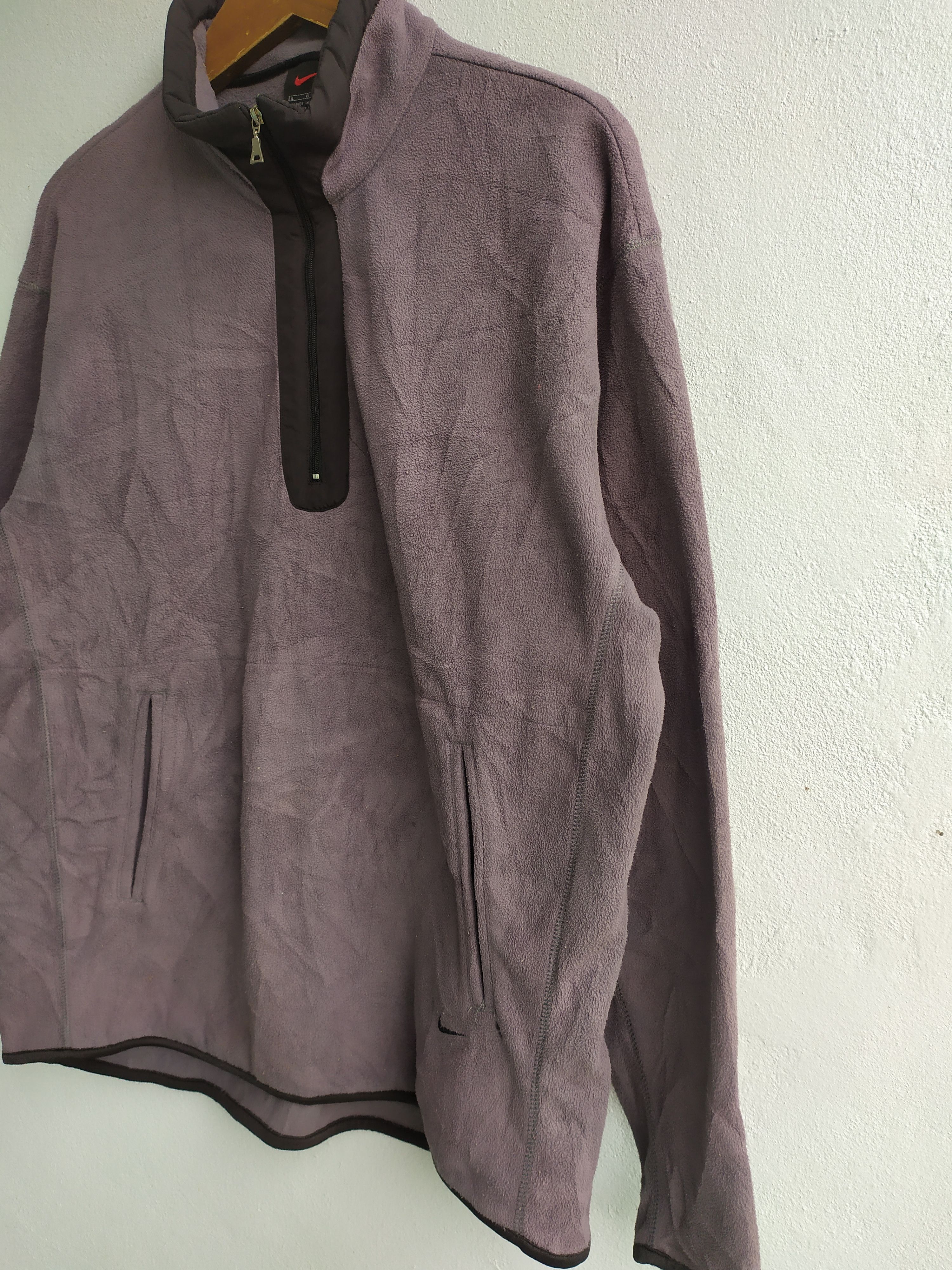 Nike Vintage NIKE Fleece Jacket Streetwear Size US L / EU 52-54 / 3 - 8 Thumbnail
