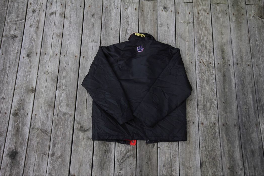 Tommy Hilfiger Vtg 90's Tommy Hilfiger Ferrari Jacket Black Medium Logo ...