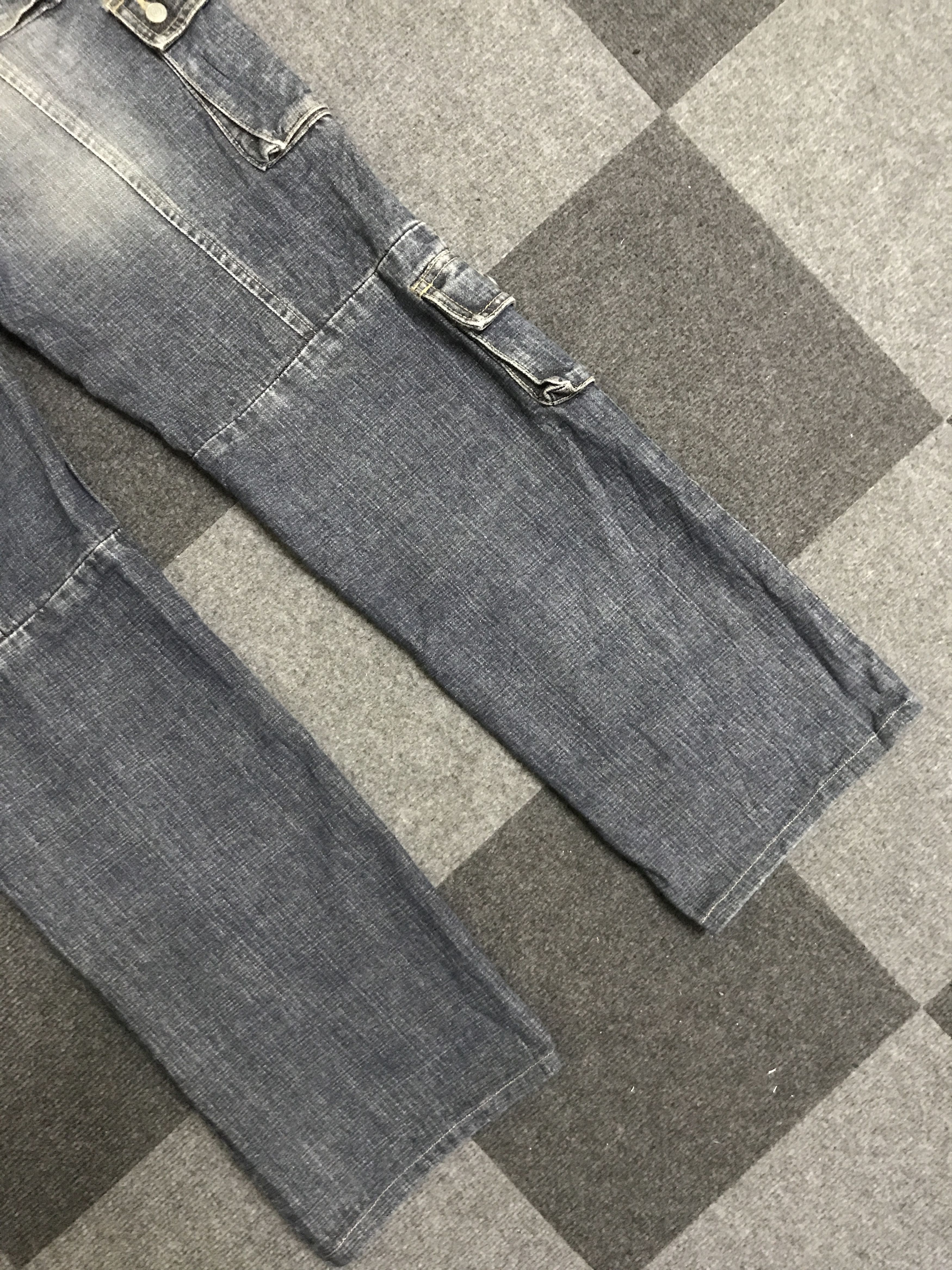 Japanese Brand CP290 RUSH HOUR 7 Pockets Cargo Jeans Size US 35 - 9 Thumbnail