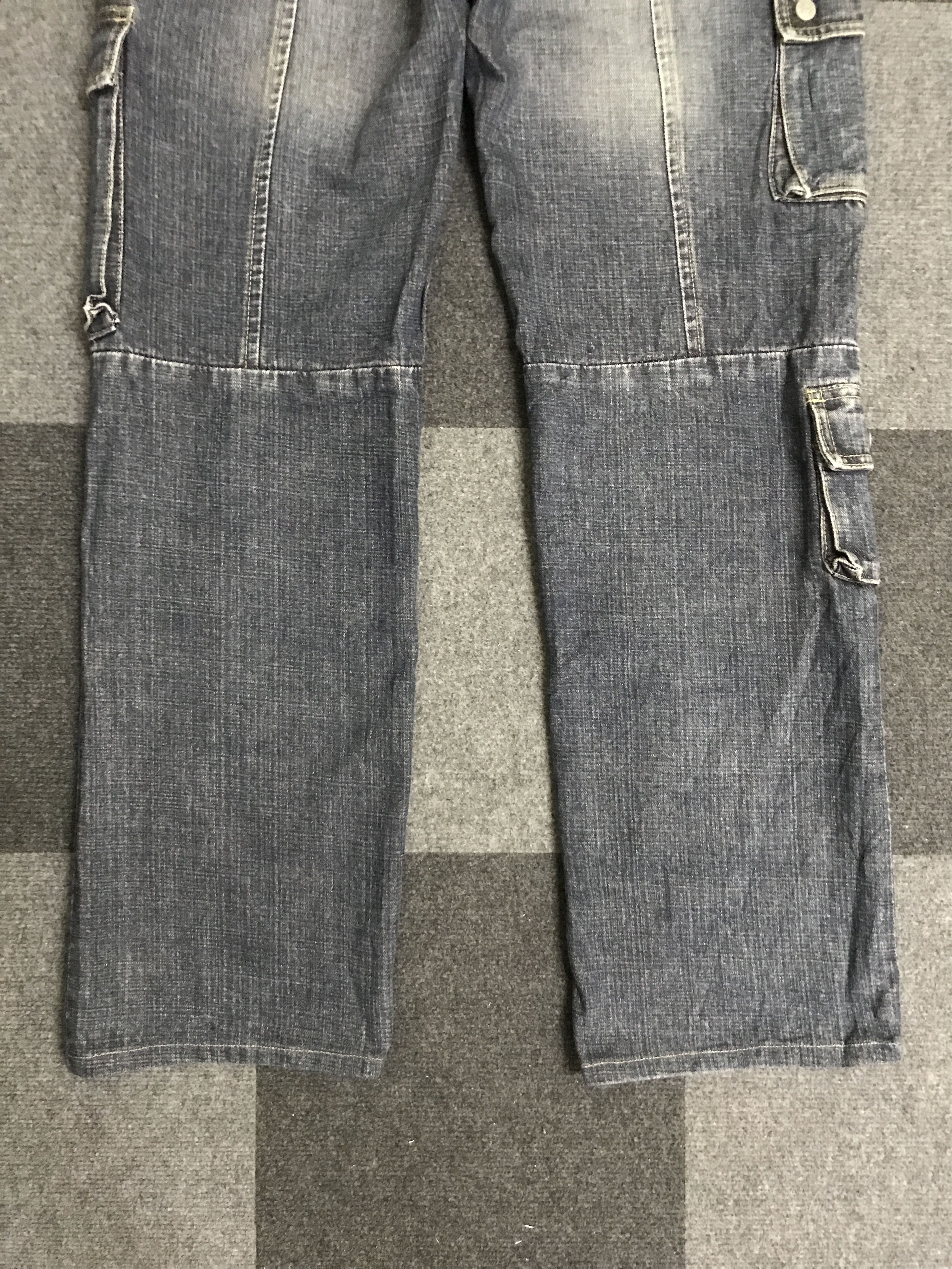 Japanese Brand CP290 RUSH HOUR 7 Pockets Cargo Jeans Size US 35 - 12 Thumbnail