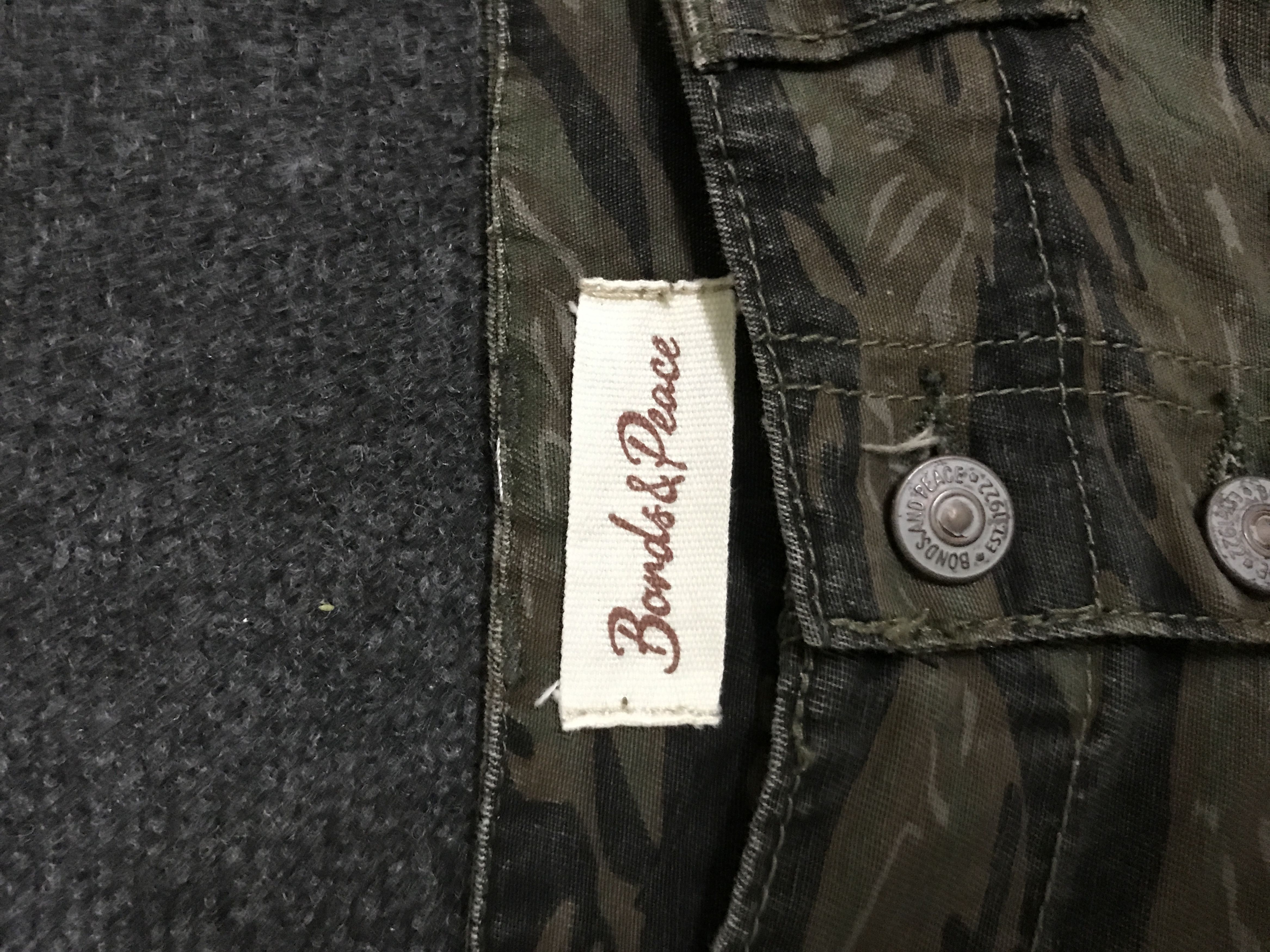 Japanese Brand CP291 Bond&Peace M65 Tiger Stripe Cargo Pant Size US 33 - 7 Thumbnail