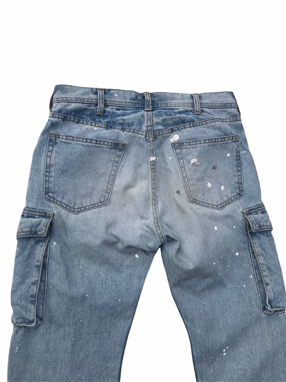 Spellbound Spellbound Japan Paint Splatter Cargo Denim Pants Size US 29 - 7 Thumbnail