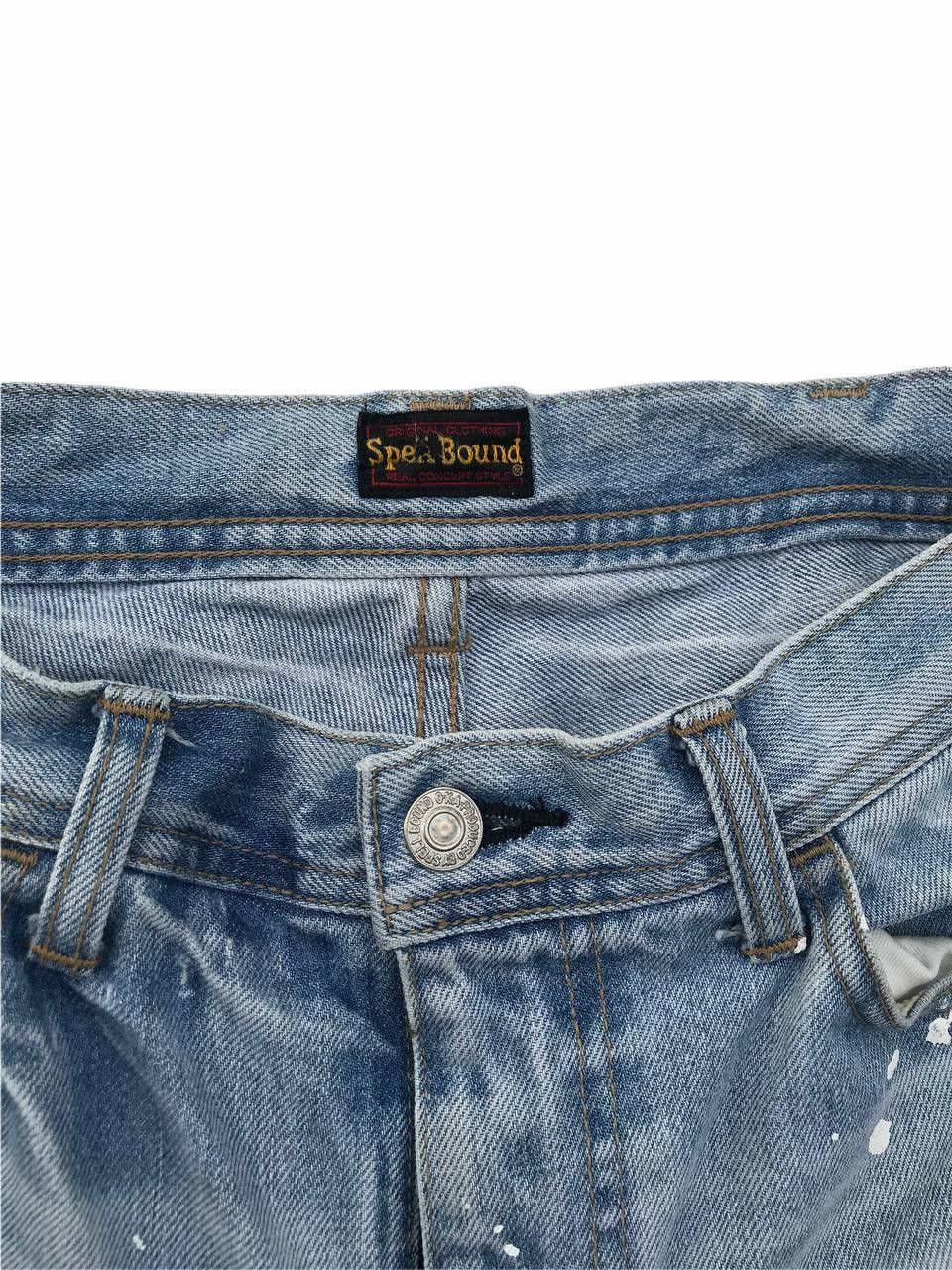 Spellbound Spellbound Japan Paint Splatter Cargo Denim Pants Size US 29 - 3 Thumbnail