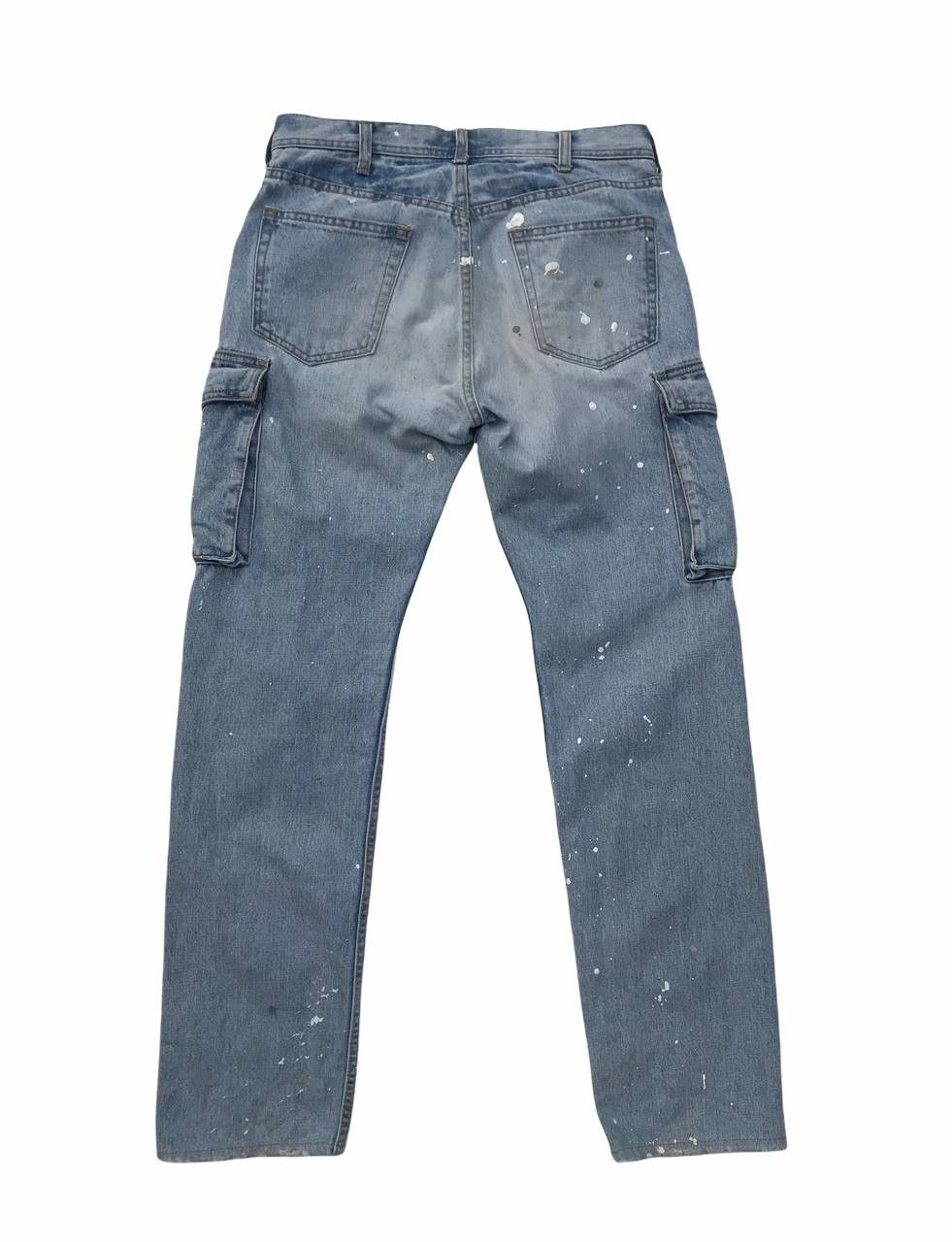 Spellbound Spellbound Japan Paint Splatter Cargo Denim Pants Size US 29 - 2 Thumbnail