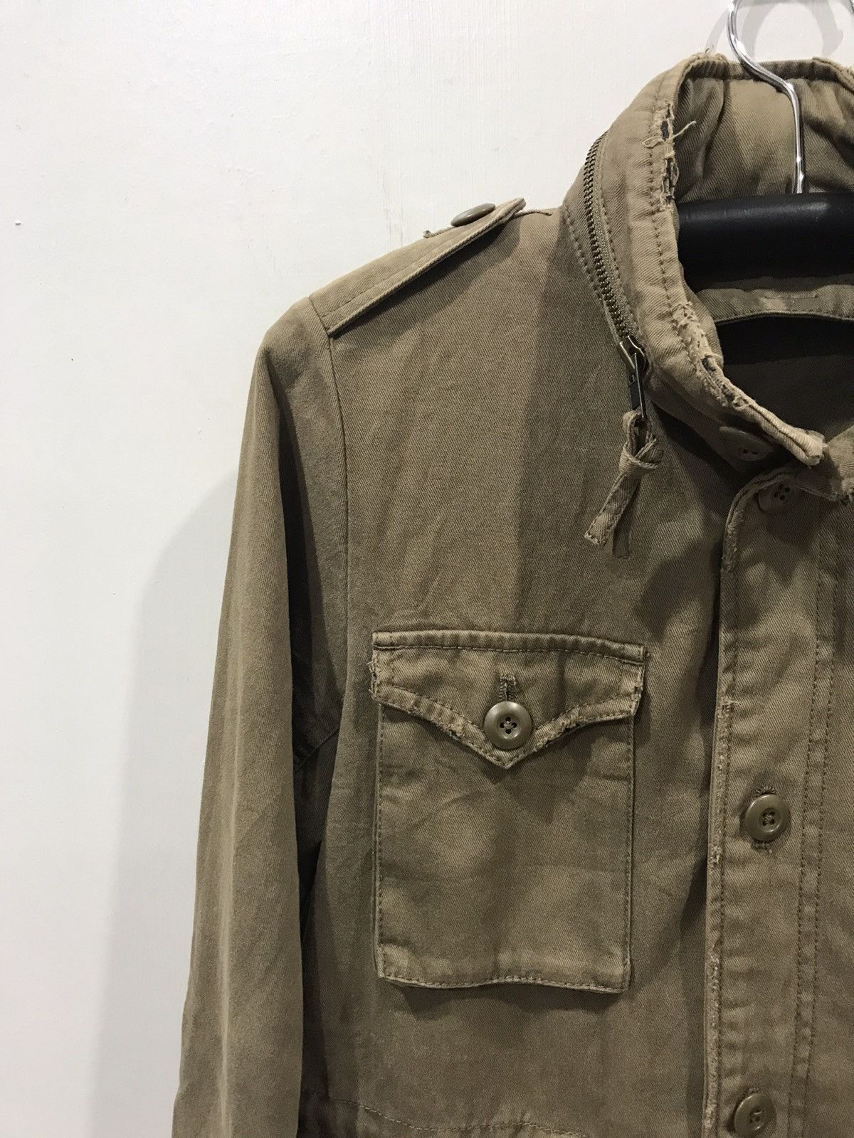 Japanese Brand Japanese Brand Military 65 Design Distressed Jacket Size US XS / EU 42 / 0 - 4 Thumbnail