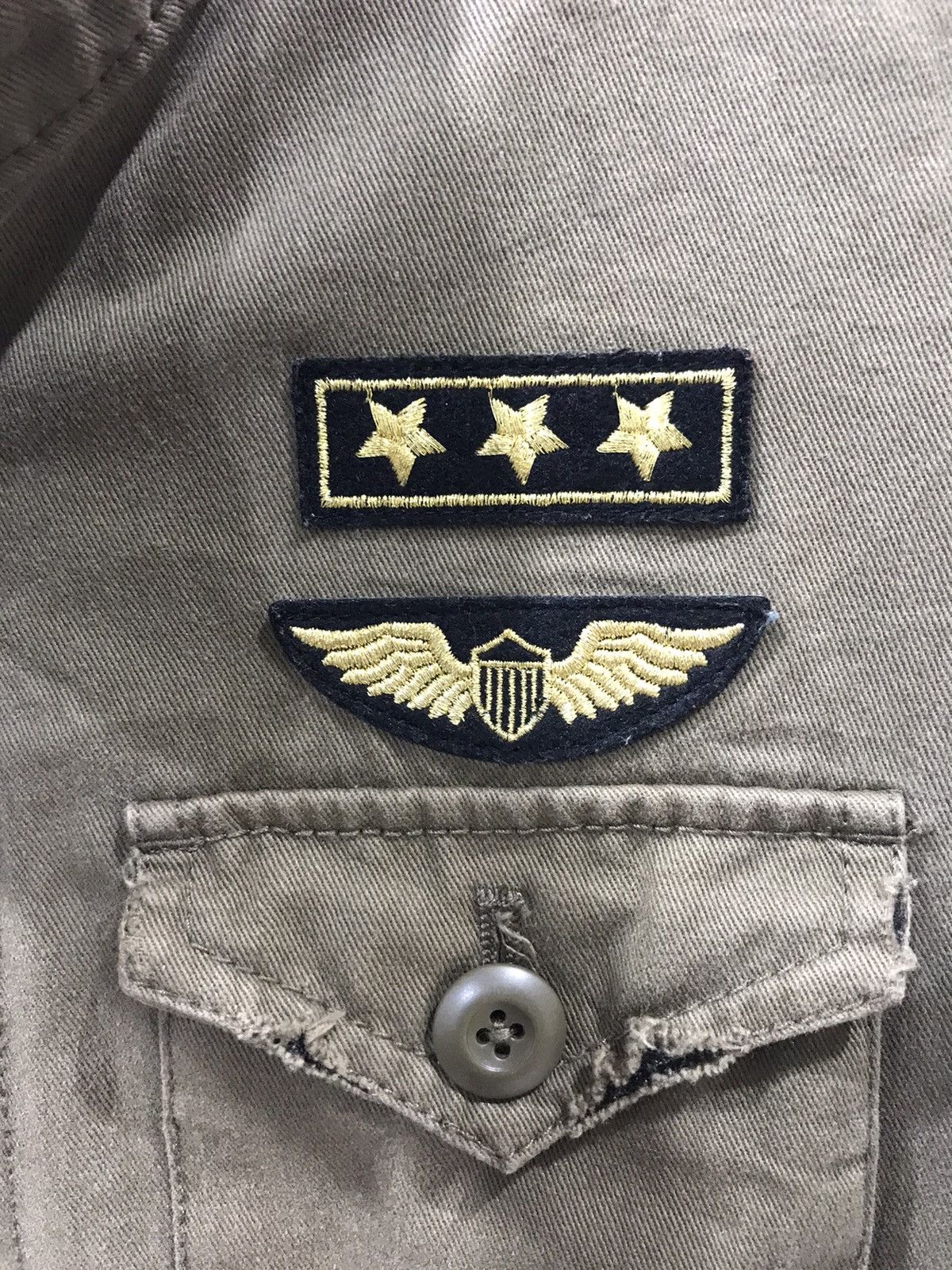 Japanese Brand Japanese Brand Military 65 Design Distressed Jacket Size US XS / EU 42 / 0 - 10 Thumbnail