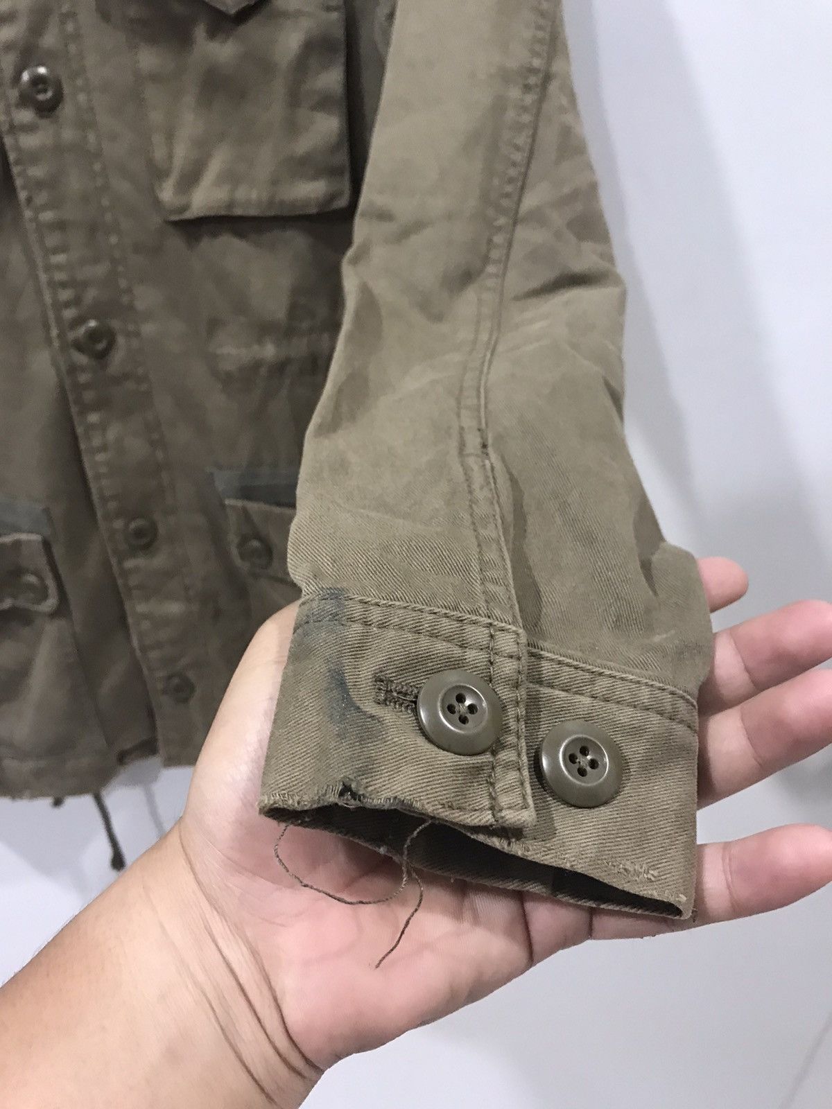 Japanese Brand Japanese Brand Military 65 Design Distressed Jacket Size US XS / EU 42 / 0 - 8 Thumbnail