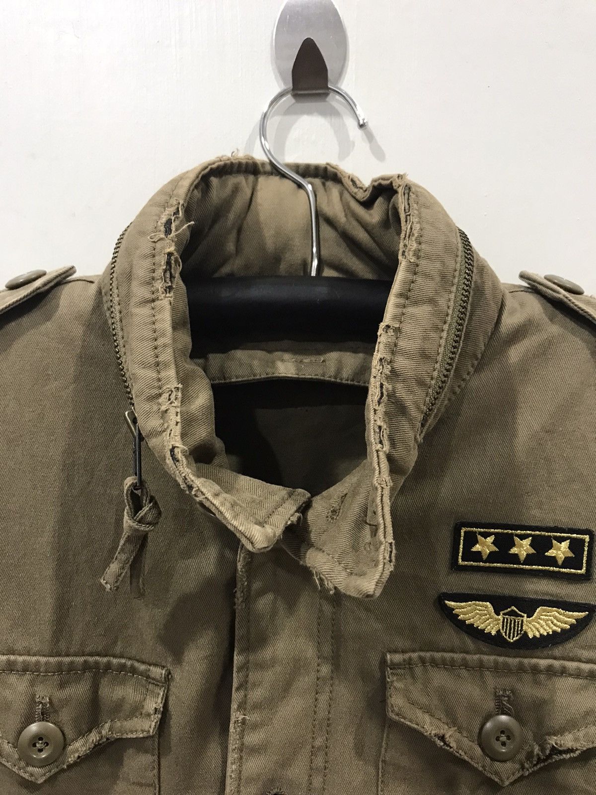 Japanese Brand Japanese Brand Military 65 Design Distressed Jacket Size US XS / EU 42 / 0 - 2 Thumbnail