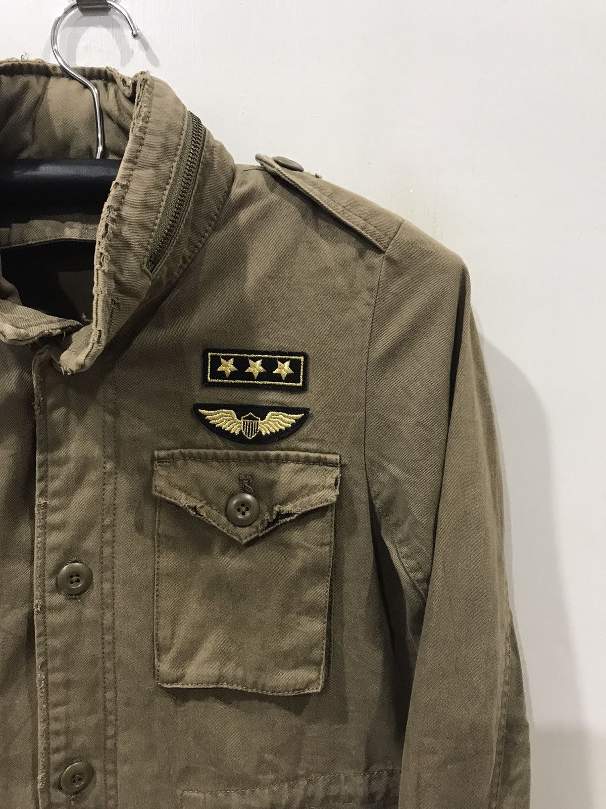 Japanese Brand Japanese Brand Military 65 Design Distressed Jacket Size US XS / EU 42 / 0 - 3 Thumbnail