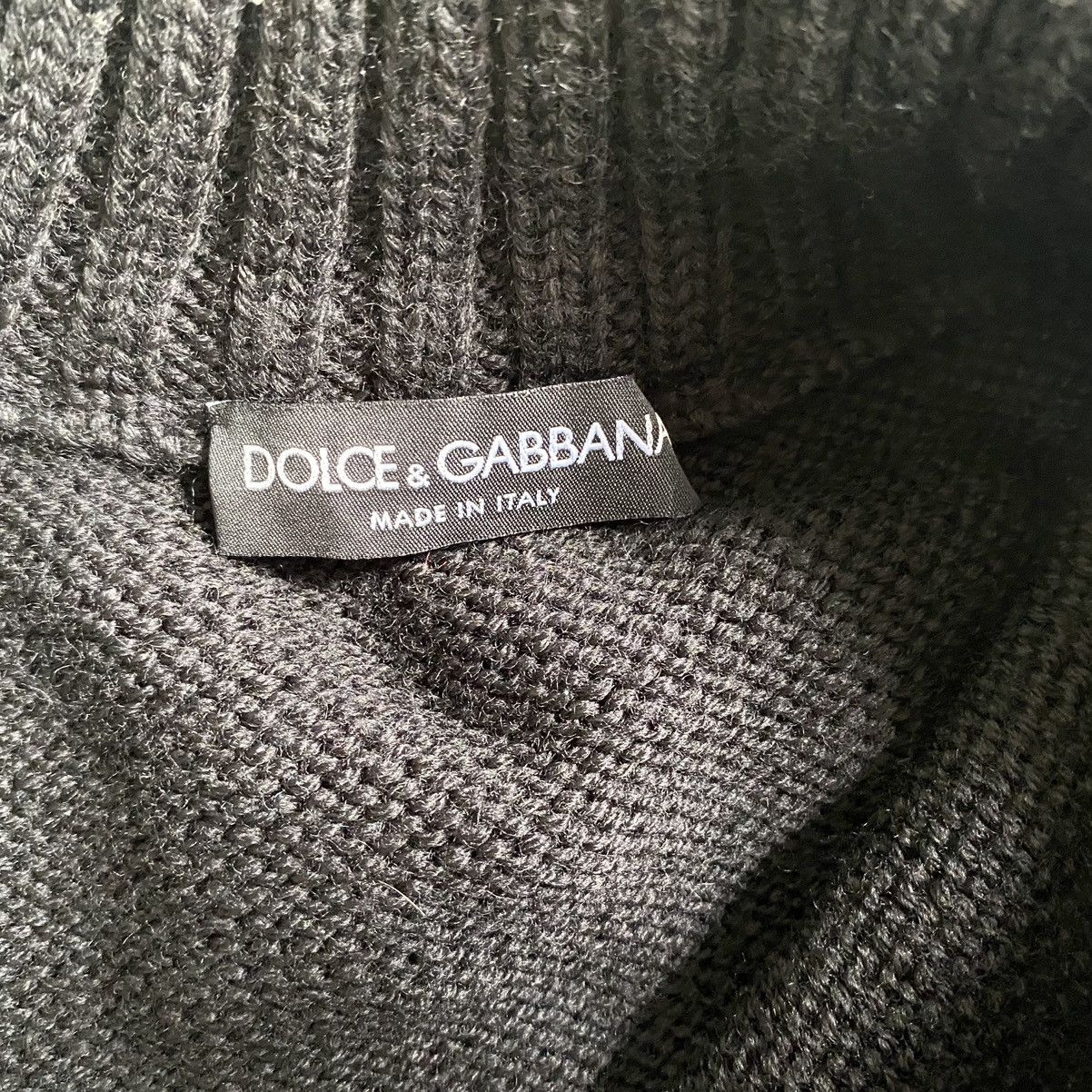 Dolce & Gabbana Runway AW03 Twisted Zip Wool Sweater Size US M / EU 48-50 / 2 - 4 Thumbnail