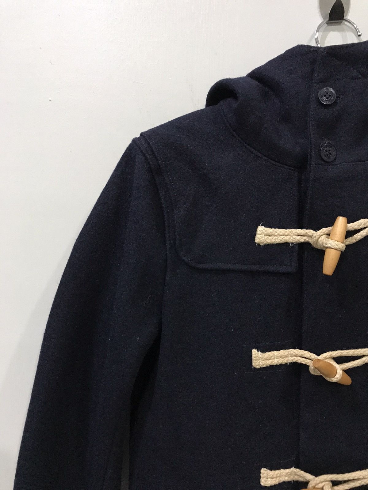 Japanese Brand JOEY FACTORY Japan Sturdy Wool Hoodie Duffle Coat Size US M / EU 48-50 / 2 - 4 Thumbnail