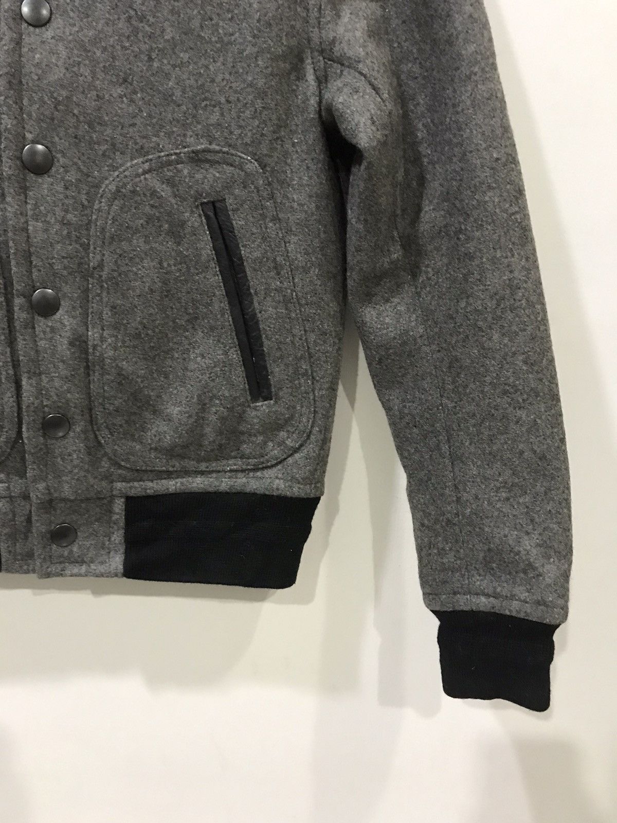 Japanese Brand NANO UNIVERSE GROUND FLOOR Hybrid Bomber Jacket Size US M / EU 48-50 / 2 - 5 Thumbnail