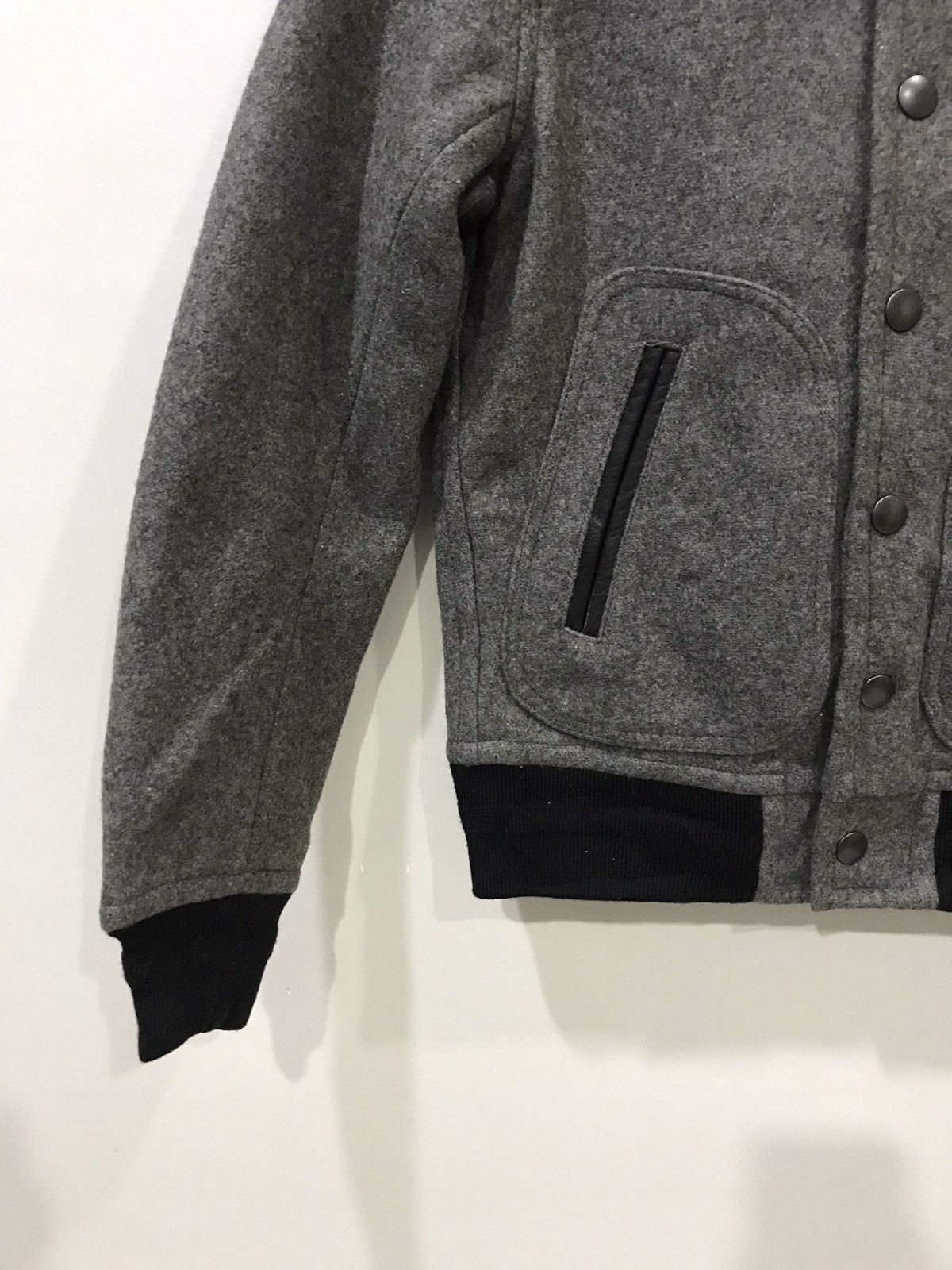 Japanese Brand NANO UNIVERSE GROUND FLOOR Hybrid Bomber Jacket Size US M / EU 48-50 / 2 - 6 Thumbnail