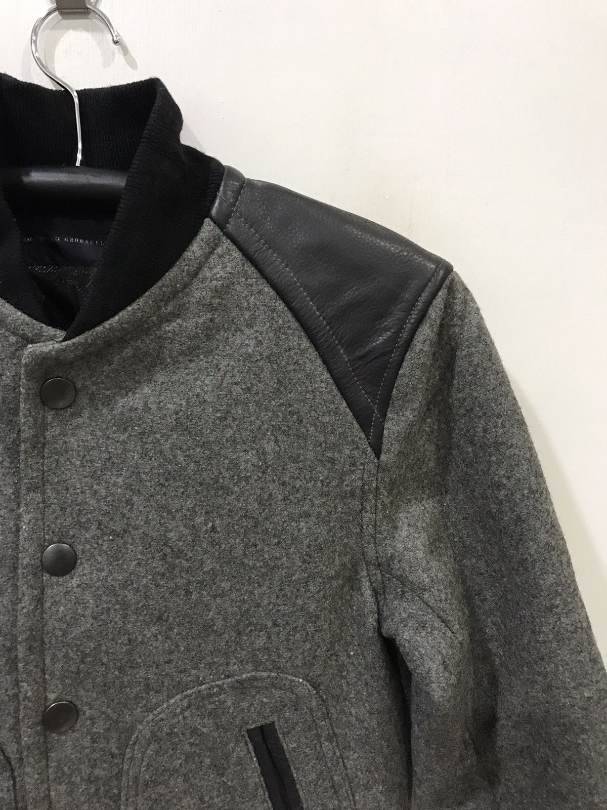 Japanese Brand NANO UNIVERSE GROUND FLOOR Hybrid Bomber Jacket Size US M / EU 48-50 / 2 - 3 Thumbnail