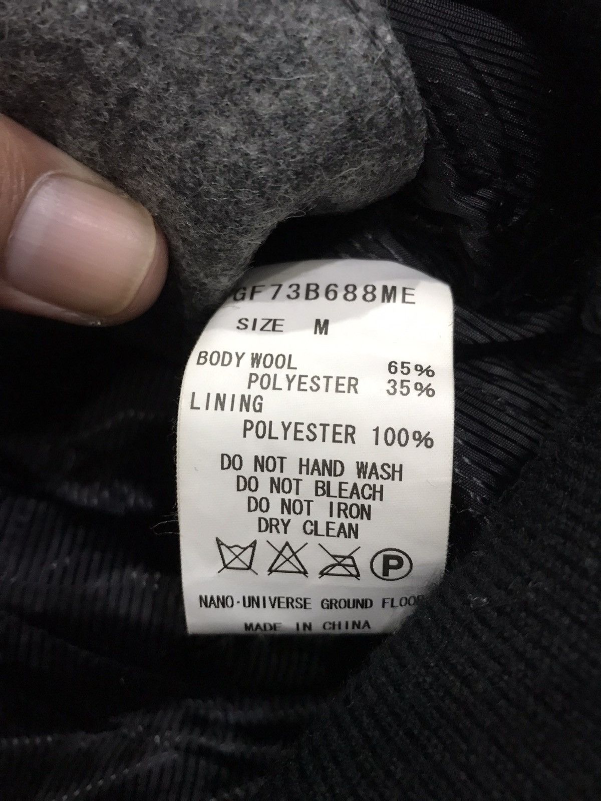 Japanese Brand NANO UNIVERSE GROUND FLOOR Hybrid Bomber Jacket Size US M / EU 48-50 / 2 - 10 Thumbnail