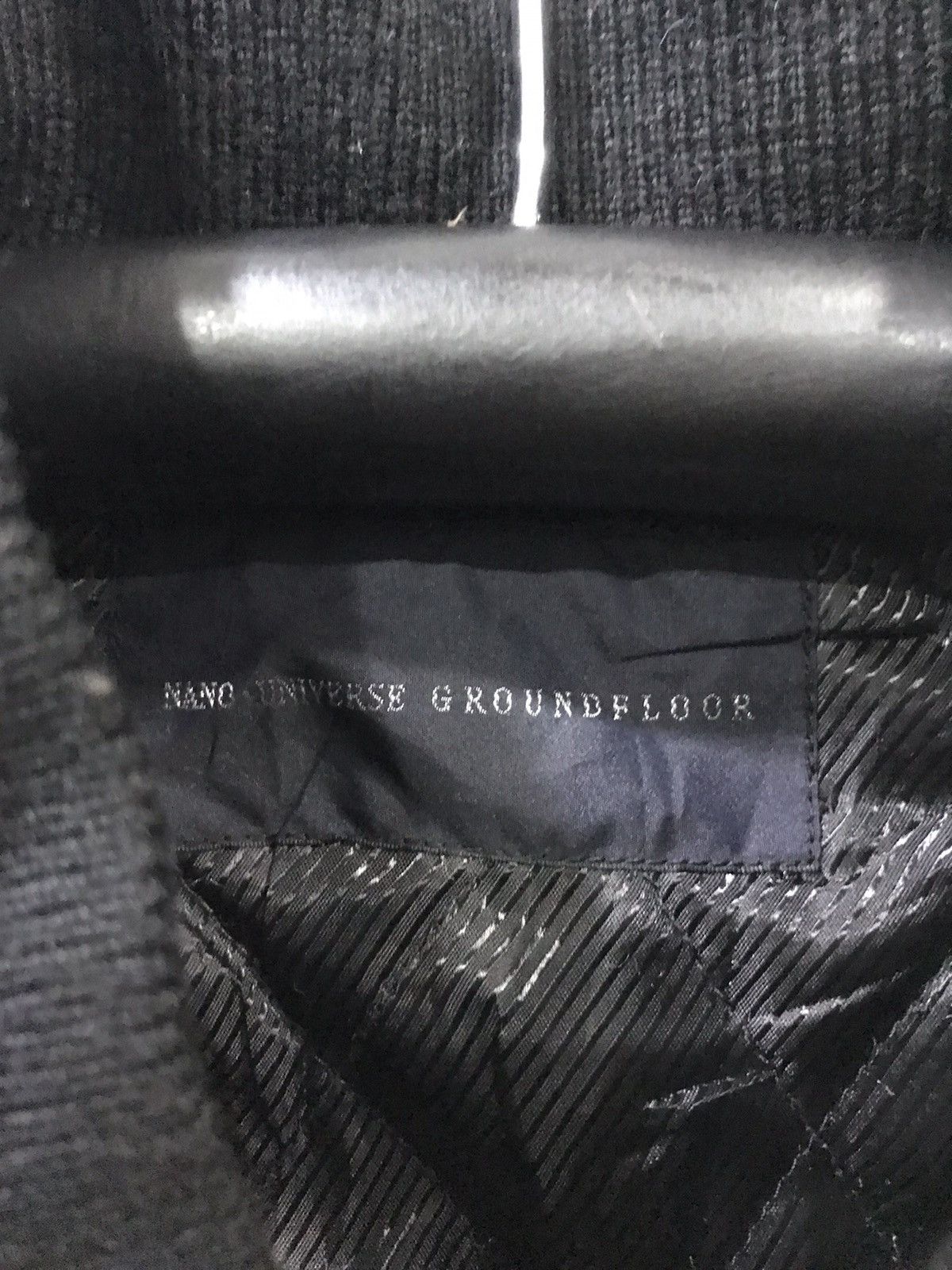Japanese Brand NANO UNIVERSE GROUND FLOOR Hybrid Bomber Jacket Size US M / EU 48-50 / 2 - 7 Thumbnail