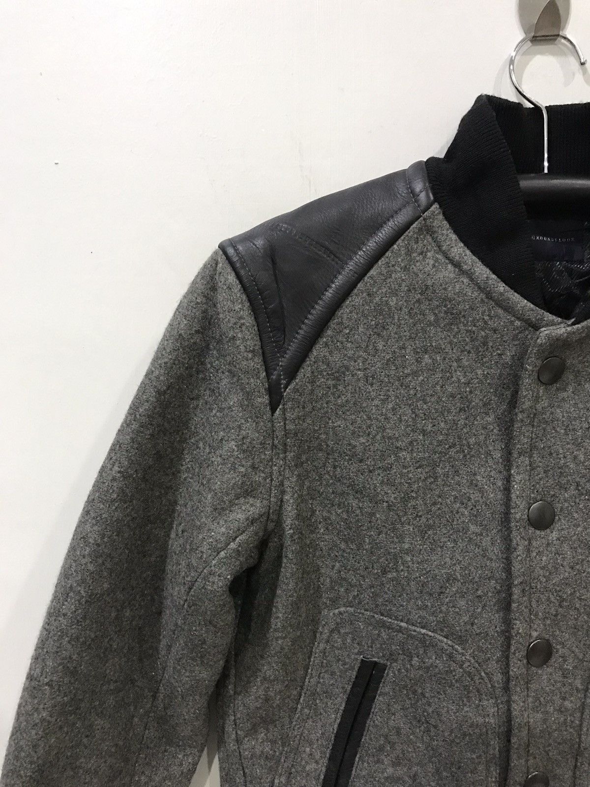 Japanese Brand NANO UNIVERSE GROUND FLOOR Hybrid Bomber Jacket Size US M / EU 48-50 / 2 - 4 Thumbnail