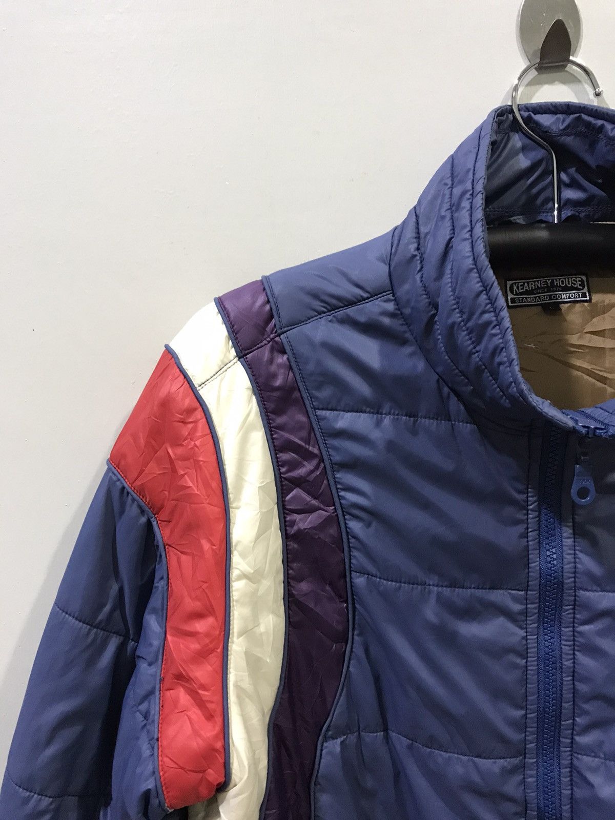 Japanese Brand KEARNEY HOUSE Japan Multicolour Light Puffer Jacket Size US L / EU 52-54 / 3 - 4 Thumbnail