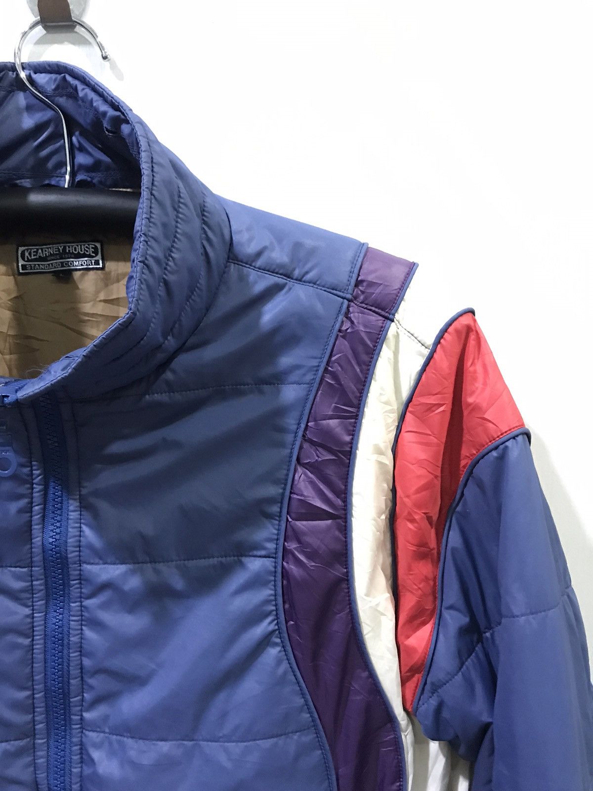 Japanese Brand KEARNEY HOUSE Japan Multicolour Light Puffer Jacket Size US L / EU 52-54 / 3 - 3 Thumbnail