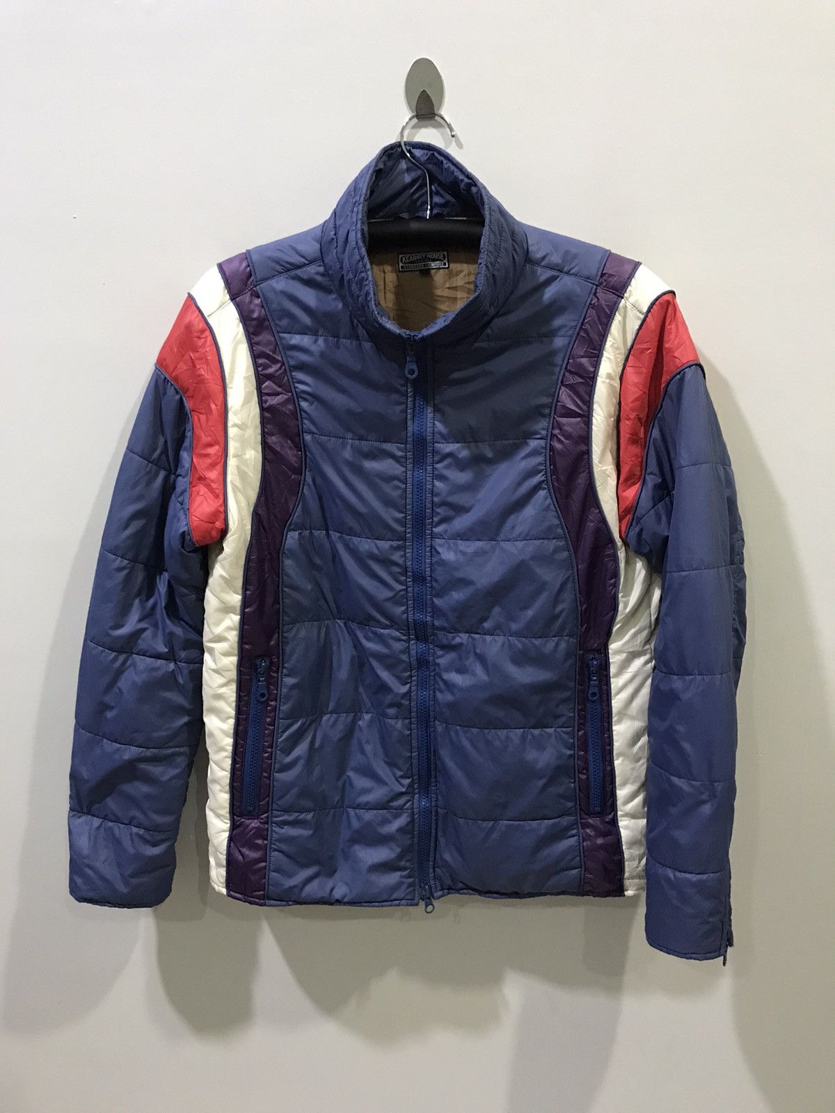 Japanese Brand KEARNEY HOUSE Japan Multicolour Light Puffer Jacket Size US L / EU 52-54 / 3 - 1 Thumbnail