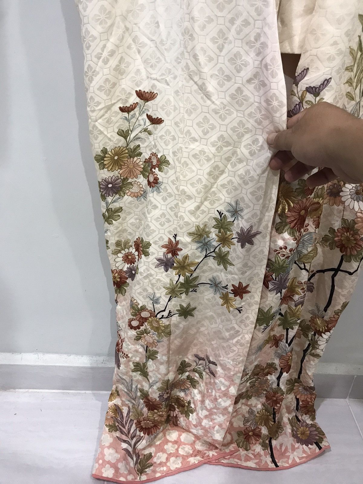 Japanese Brand KIMONO Japan Floral Full Textile Size US M / EU 48-50 / 2 - 10 Thumbnail