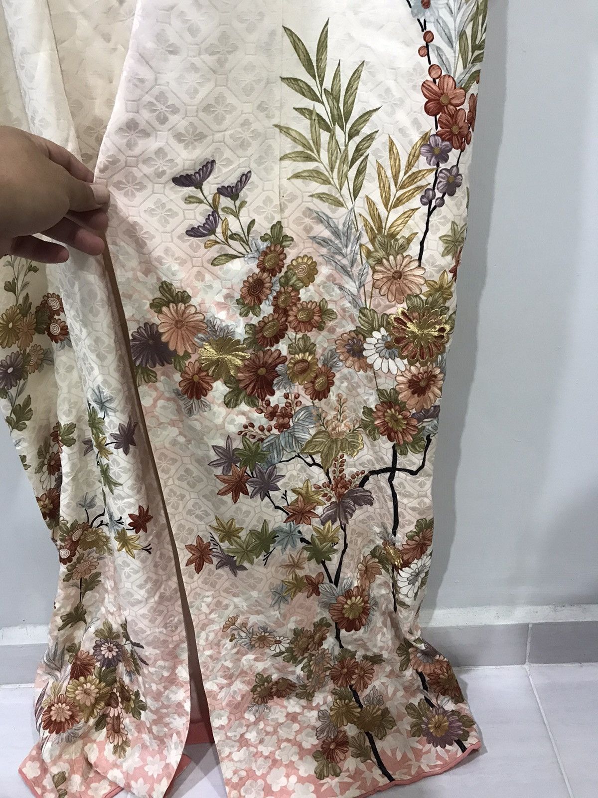 Japanese Brand KIMONO Japan Floral Full Textile Size US M / EU 48-50 / 2 - 9 Thumbnail