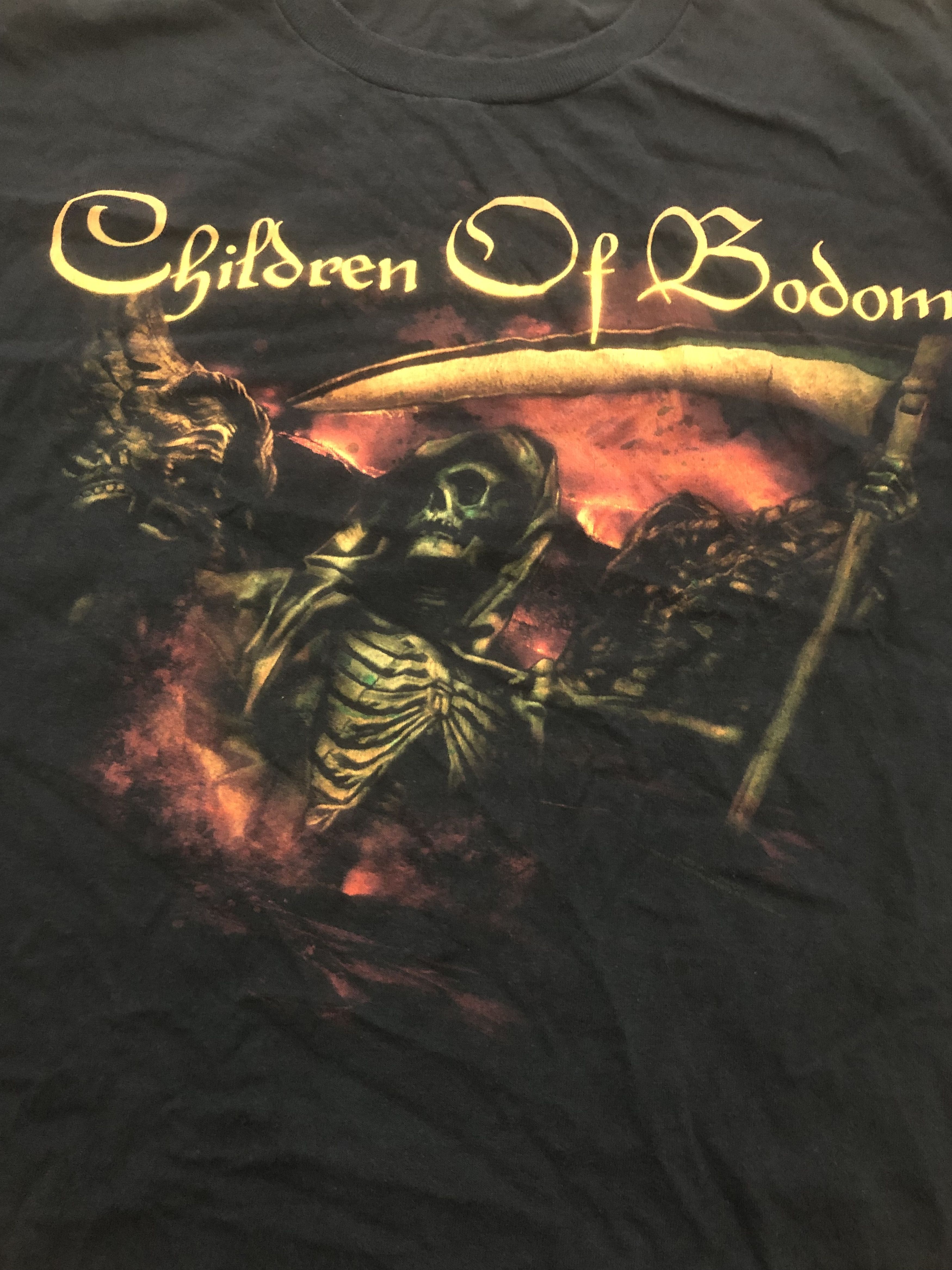 Band Tees Vintage Death Metal Band Children Of Bodom T-shirts Size US L / EU 52-54 / 3 - 2 Thumbnail