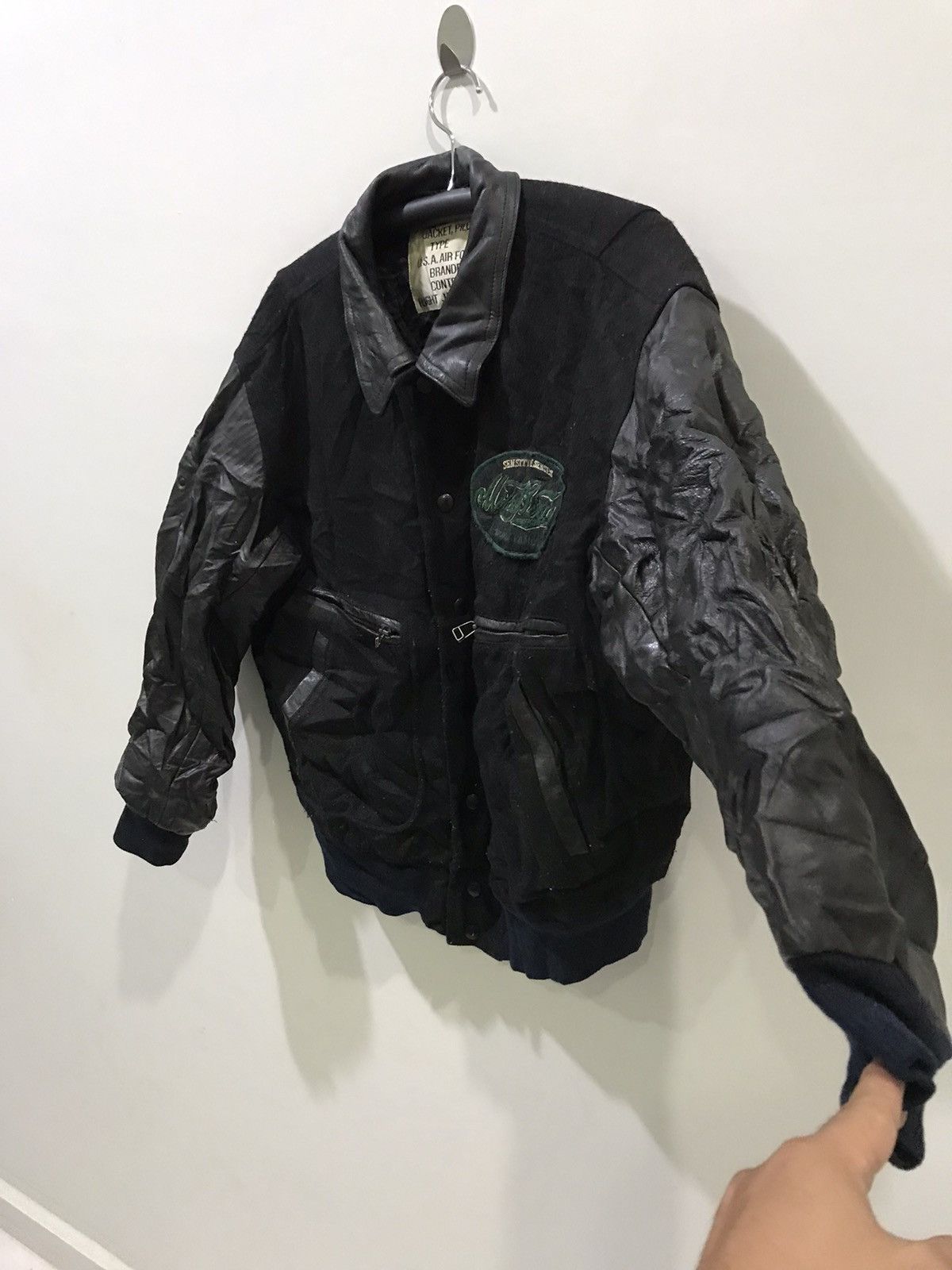 Other US AIR FORCE MIKE BIRNIE Varsity Bomber Multipockets Jacket Size US L / EU 52-54 / 3 - 6 Thumbnail