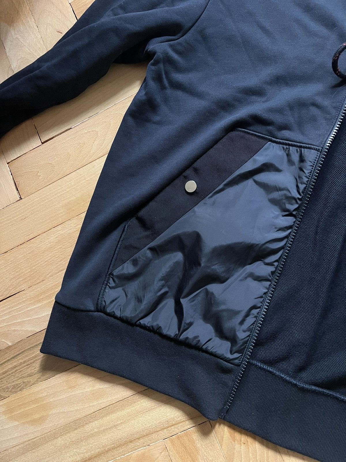 Moncler Moncler Hoodie Zip Nylon Hood Size US M / EU 48-50 / 2 - 5 Thumbnail